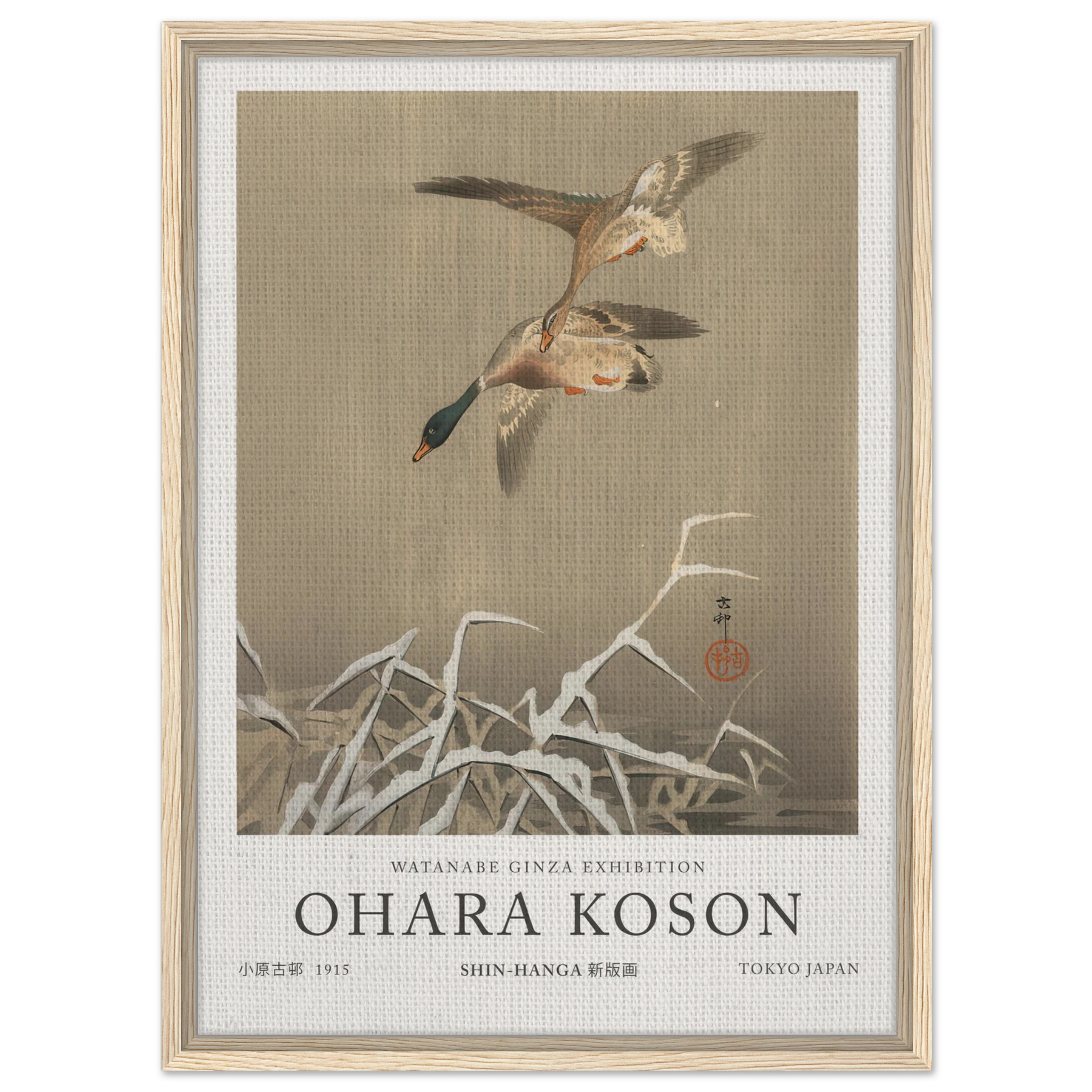 Mallards - Ohara Koson