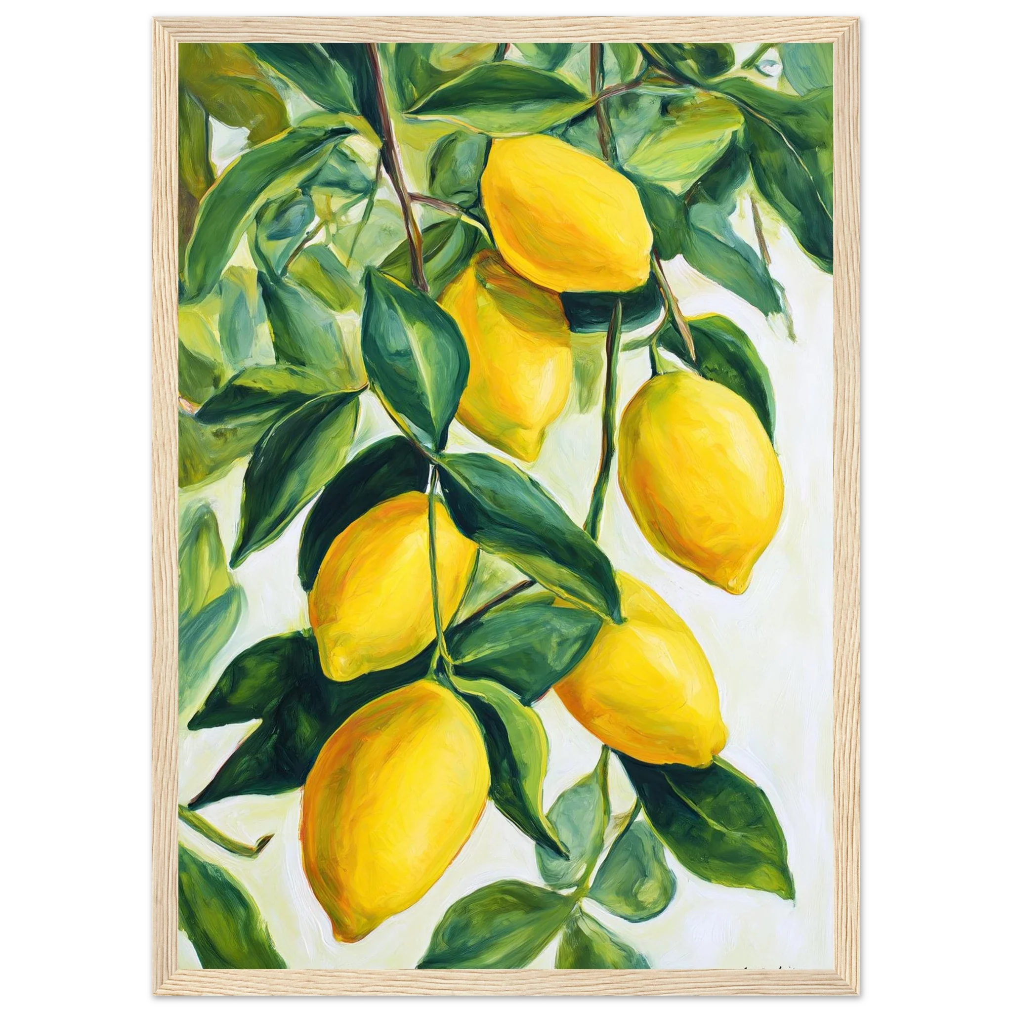 Lemon Orchard – Mediterranean Botanical Art Print