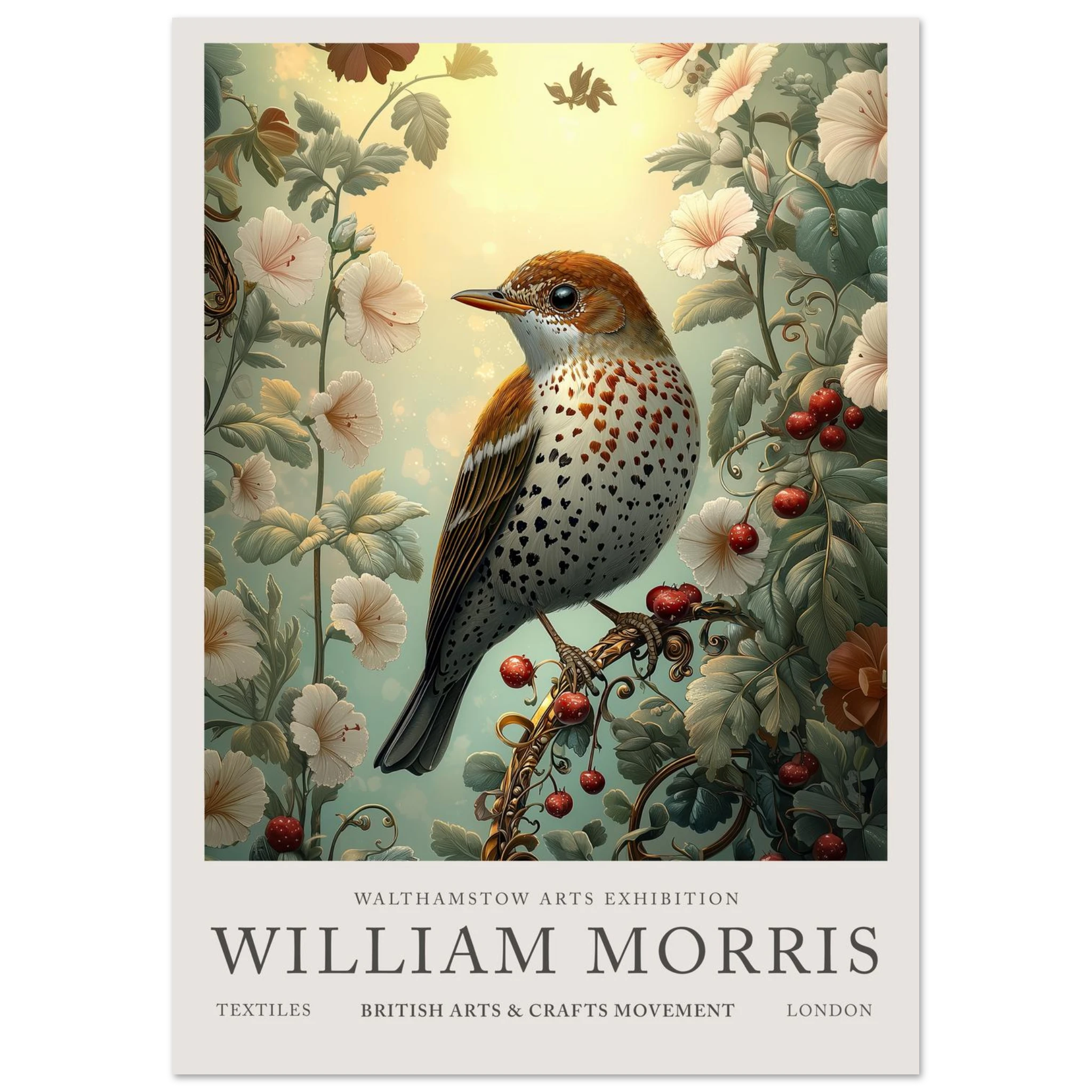 Song Thrush Whisper - William Morris