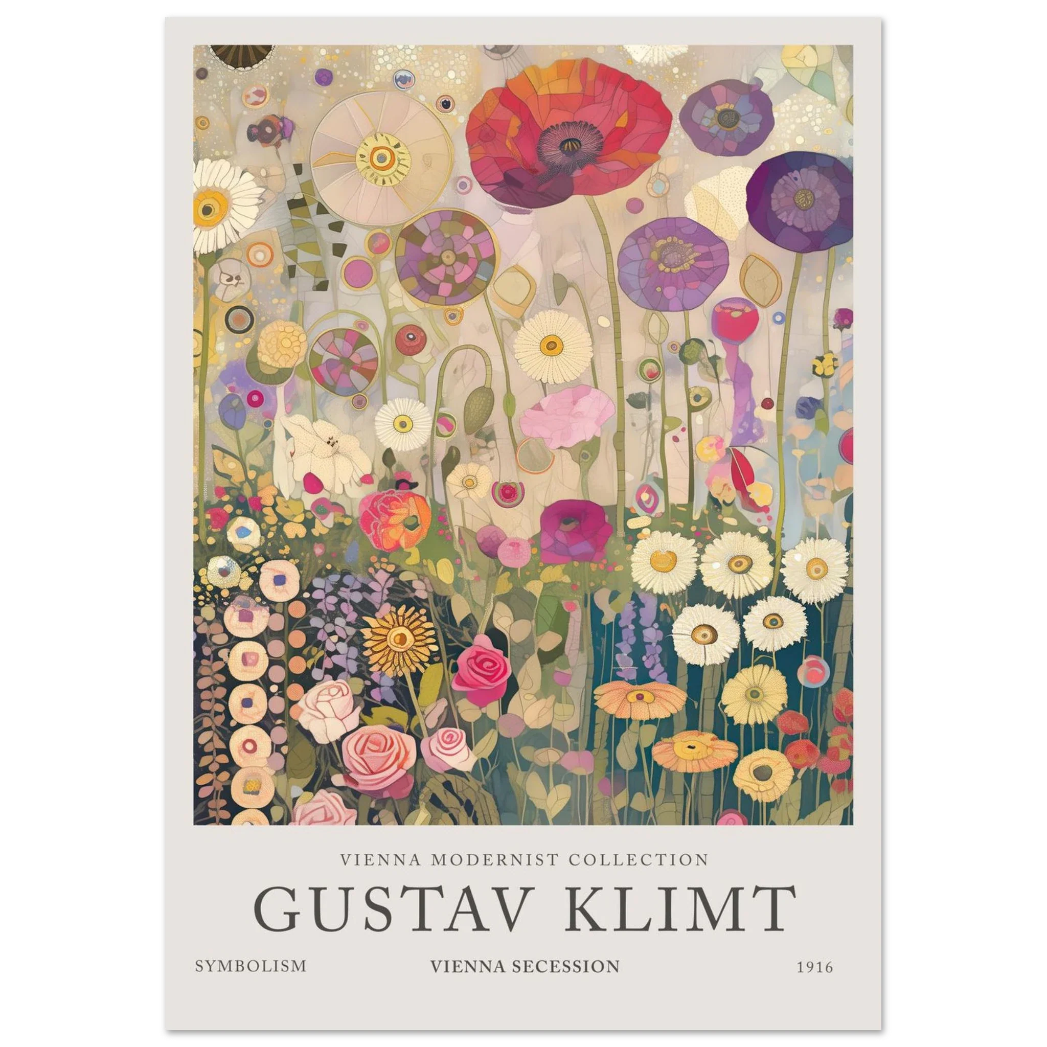 Radiant Flower Waltz - Gustav Klimt