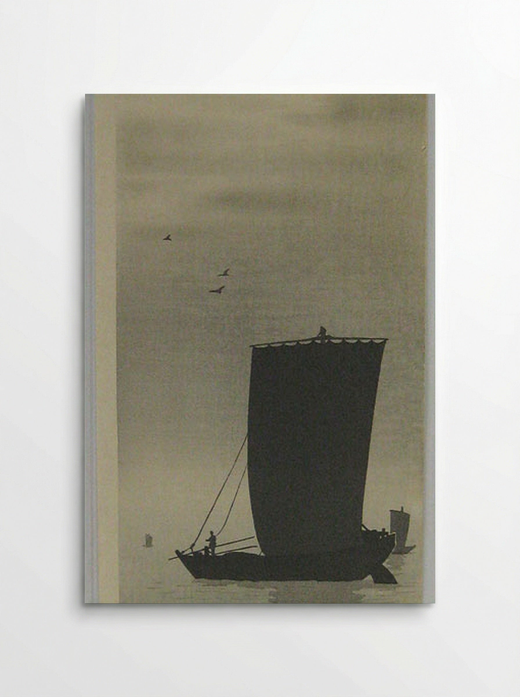 Fishing Boats at Sea - Fine Art Print - Poster