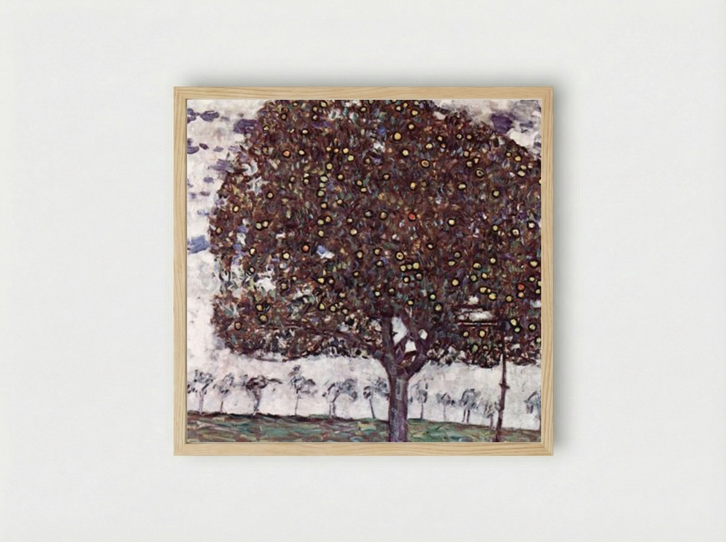 The Apple Tree I - Gustav Klimt - Framed Print Wood