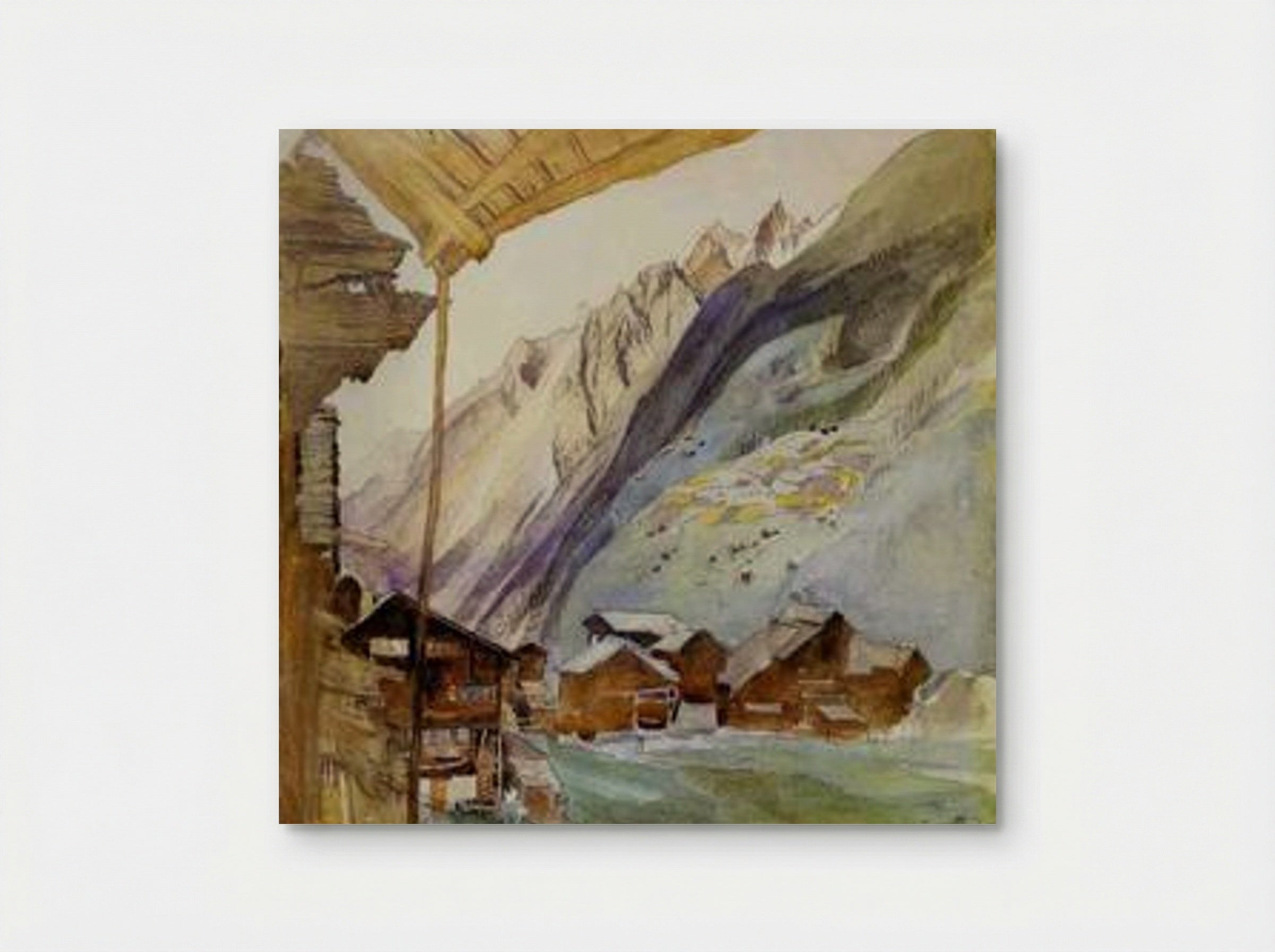 Zermatt - John Ruskin - Poster
