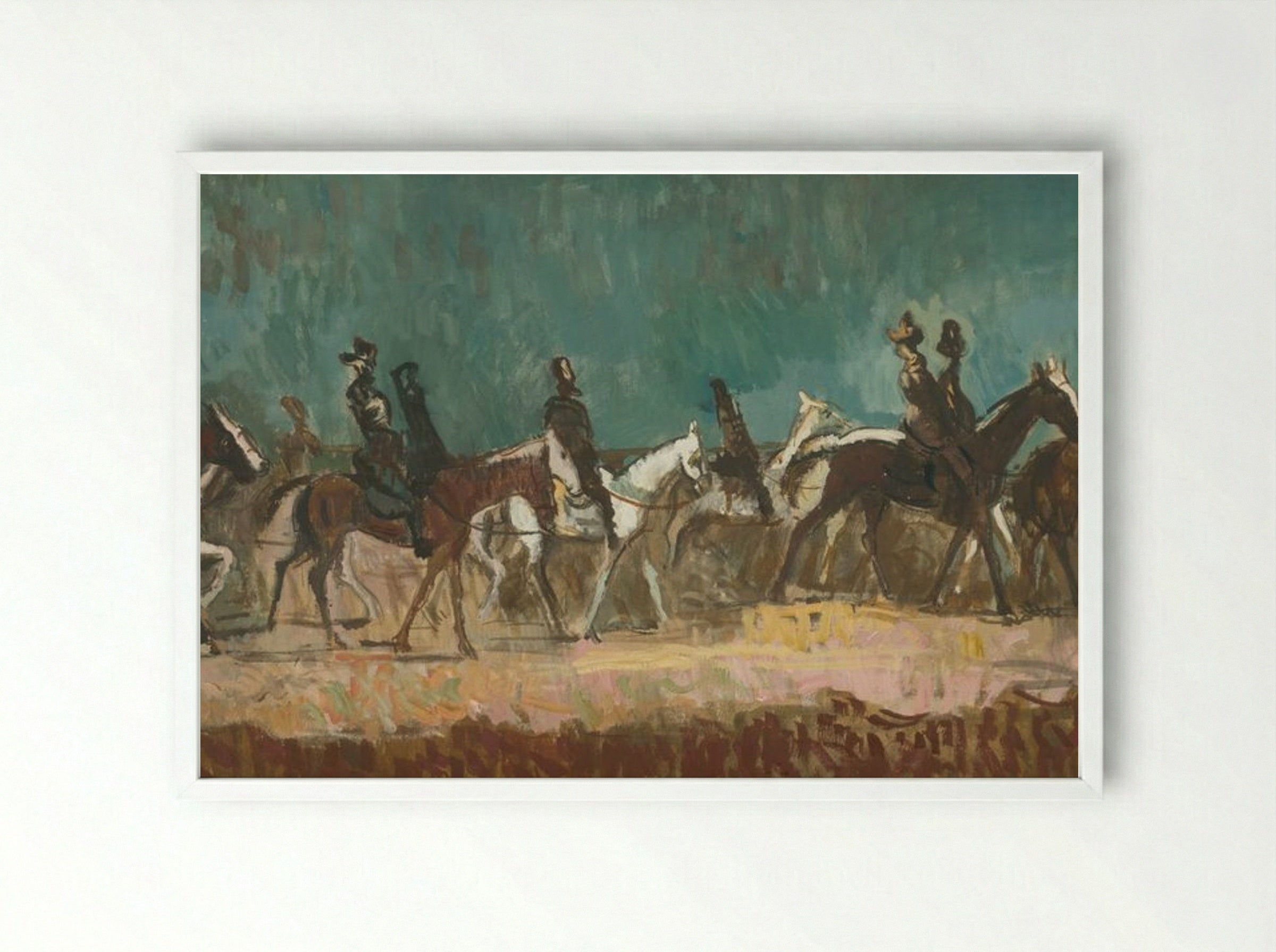Exotic Riders - Cyprián Majerník - Framed Print White