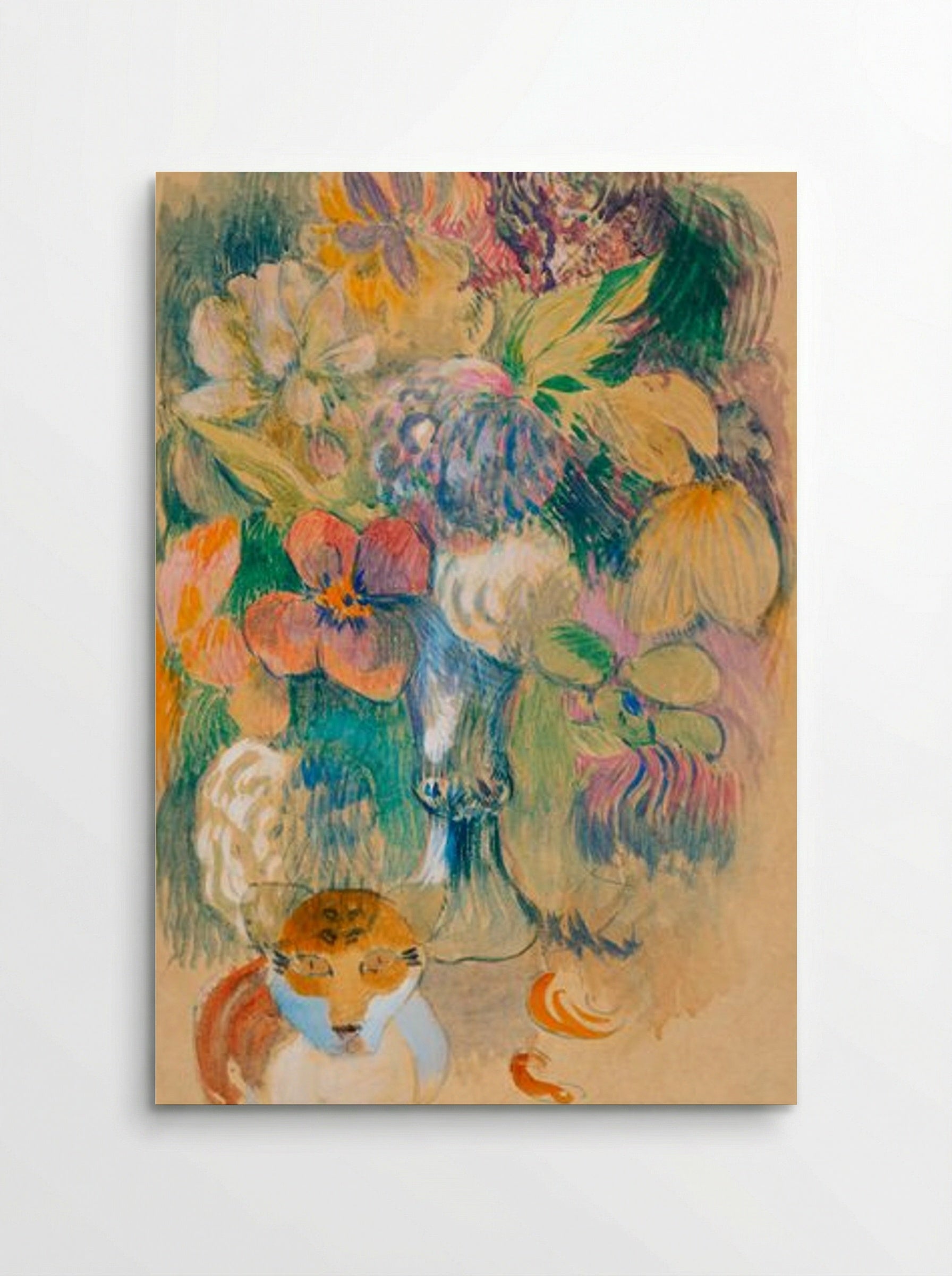 Still Life with Cat - Paul Gauguin - Poster