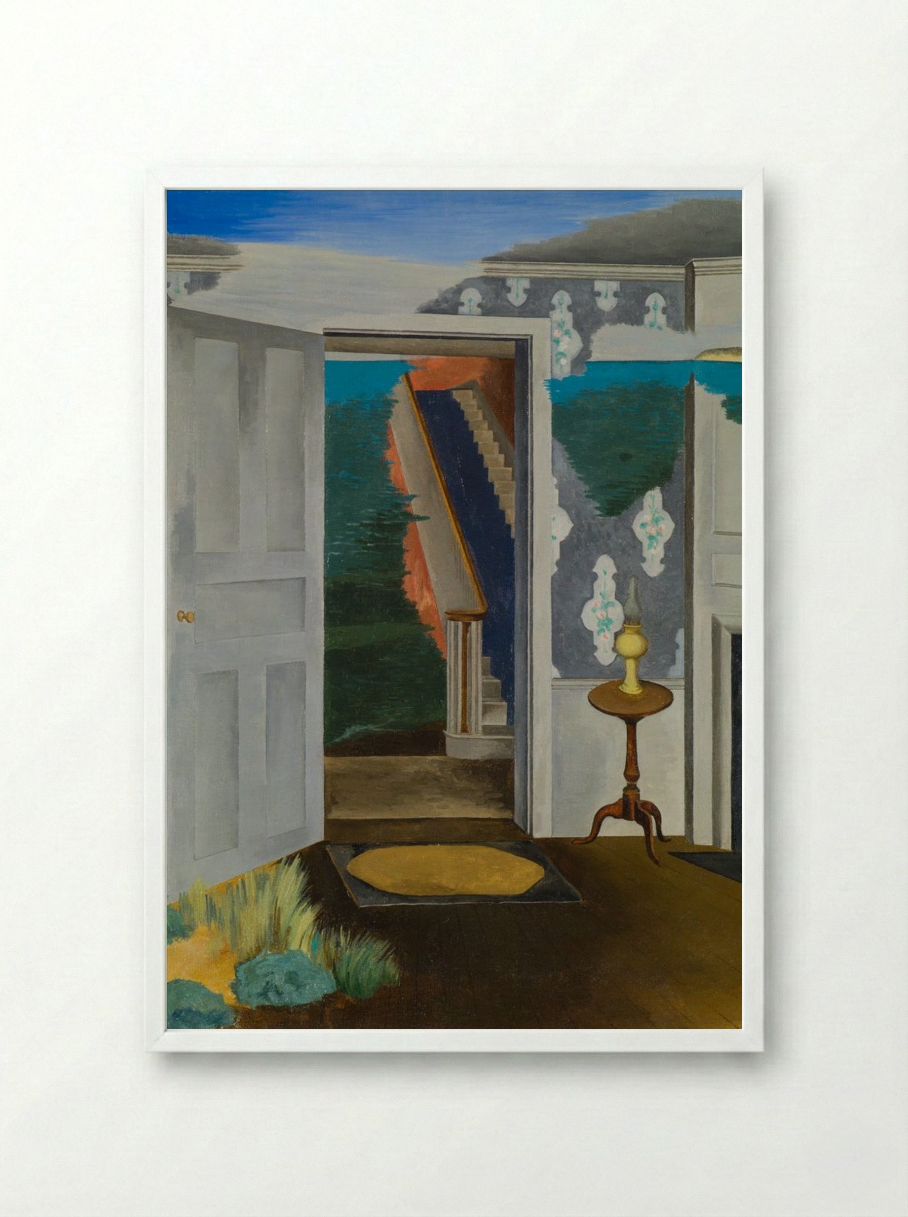 The Persistent Sea, No. 1 - Charles Burchfield - Framed Print White