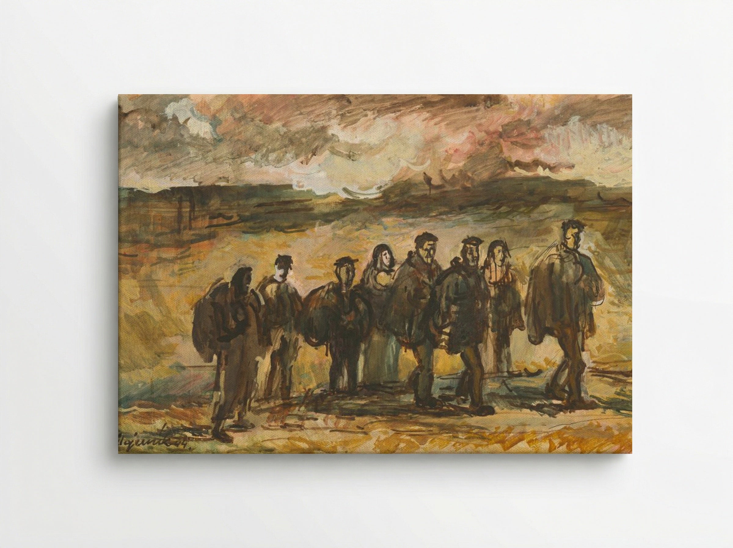 Refugees - Cyprián Majerník - Canvas