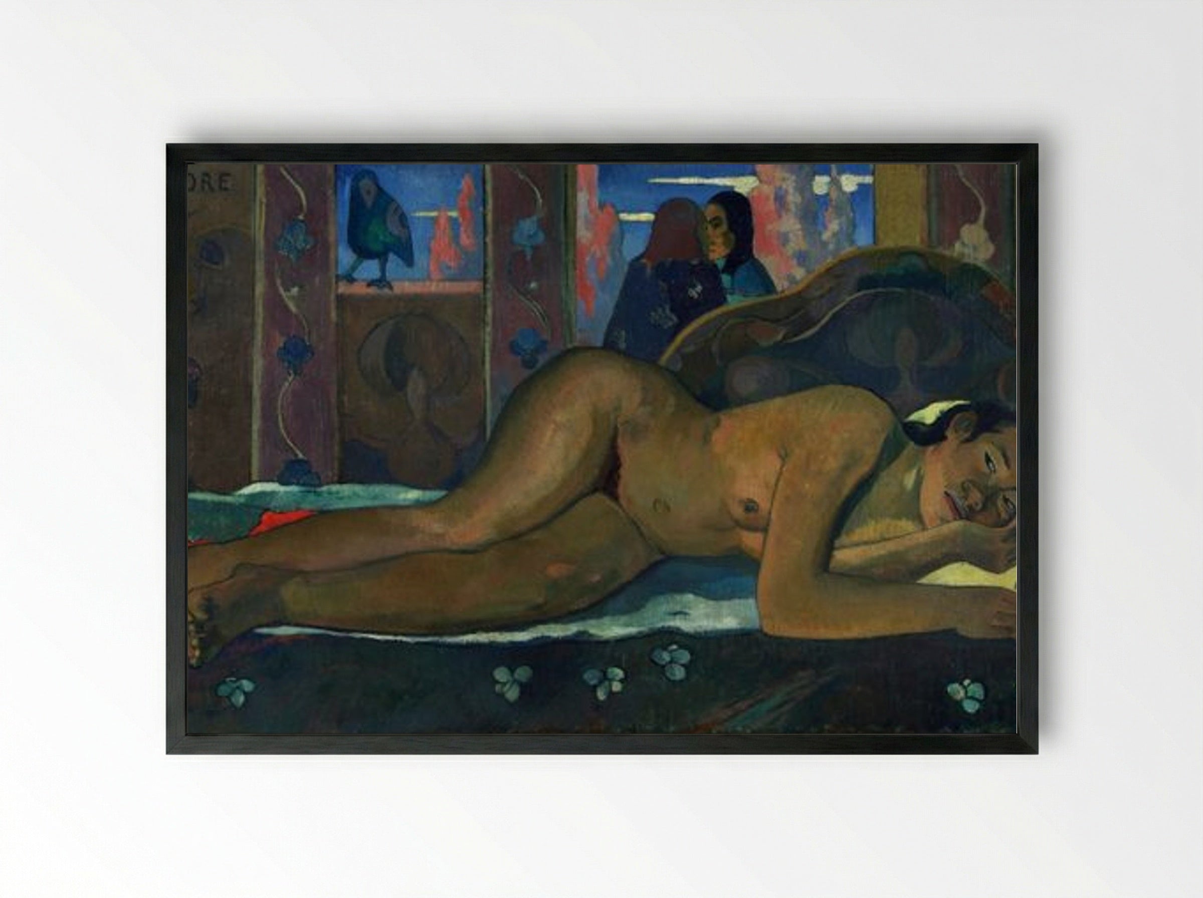 Nevermore - Paul Gauguin - Framed Print Black