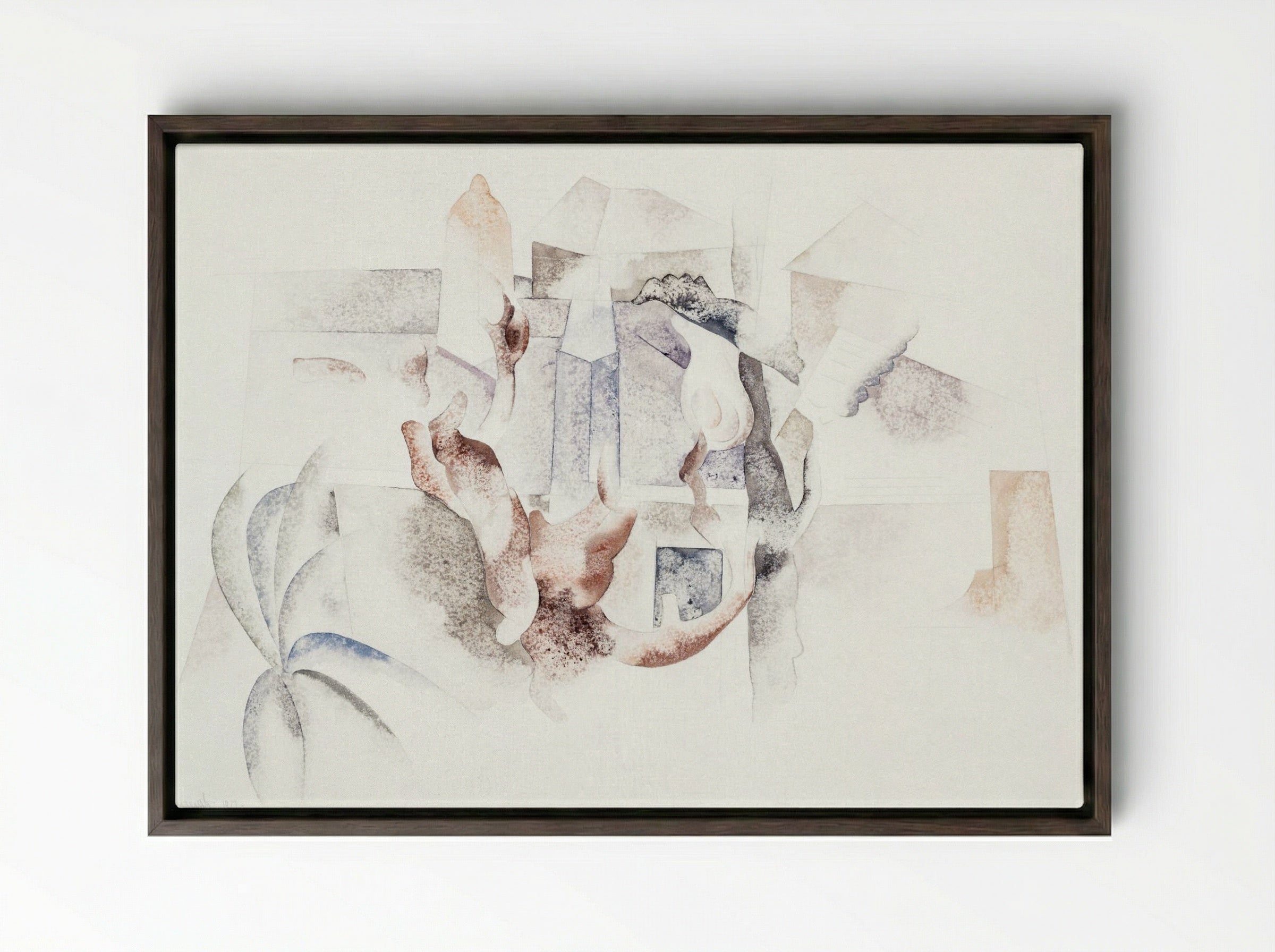 Bermuda Landscape No. 2 - Charles Demuth - Framed Canvas Dark Wood