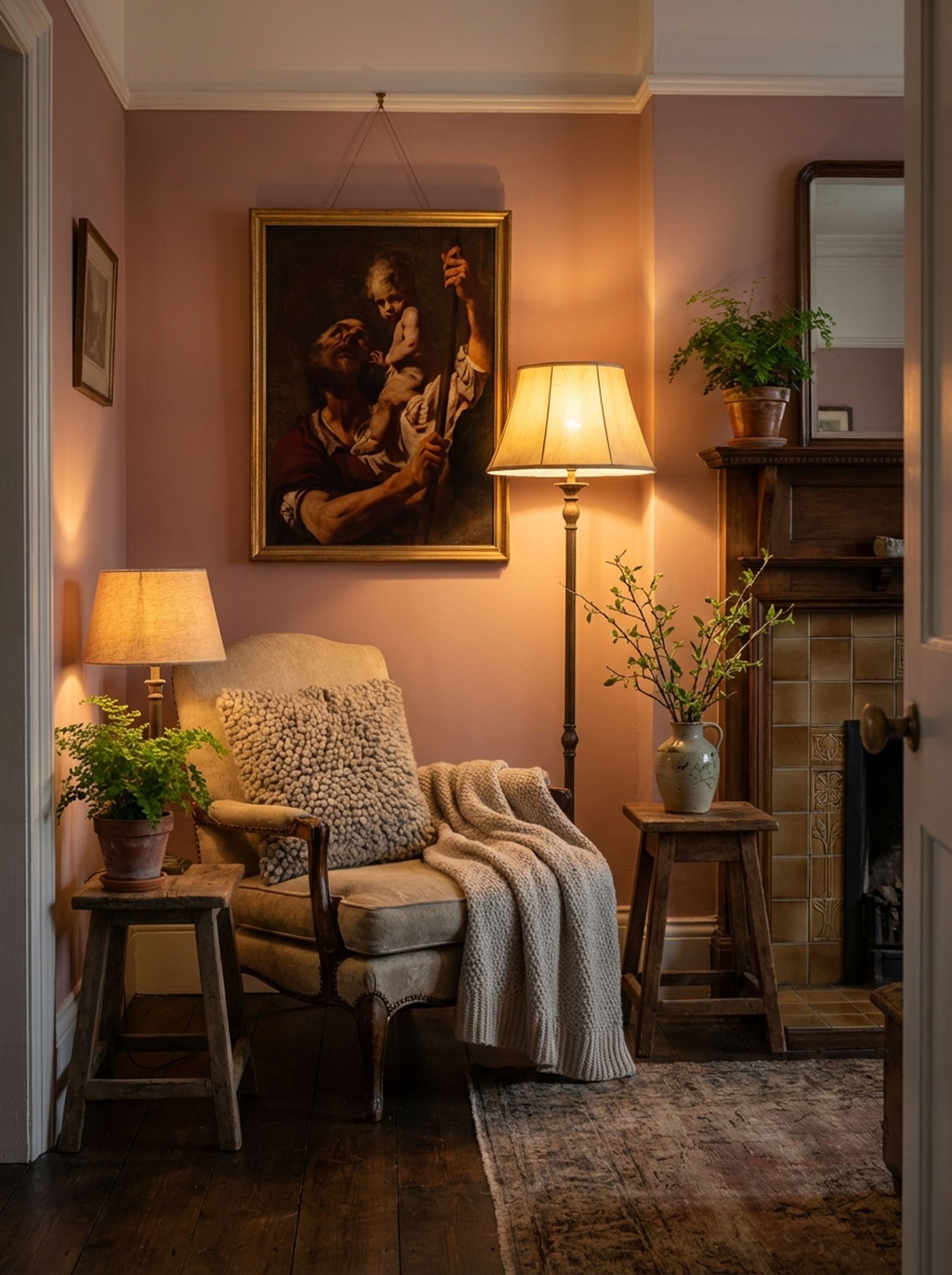 Saint Christopher Carrying the Infant Christ - Giovanni Battista Piazzetta - Lifestyle