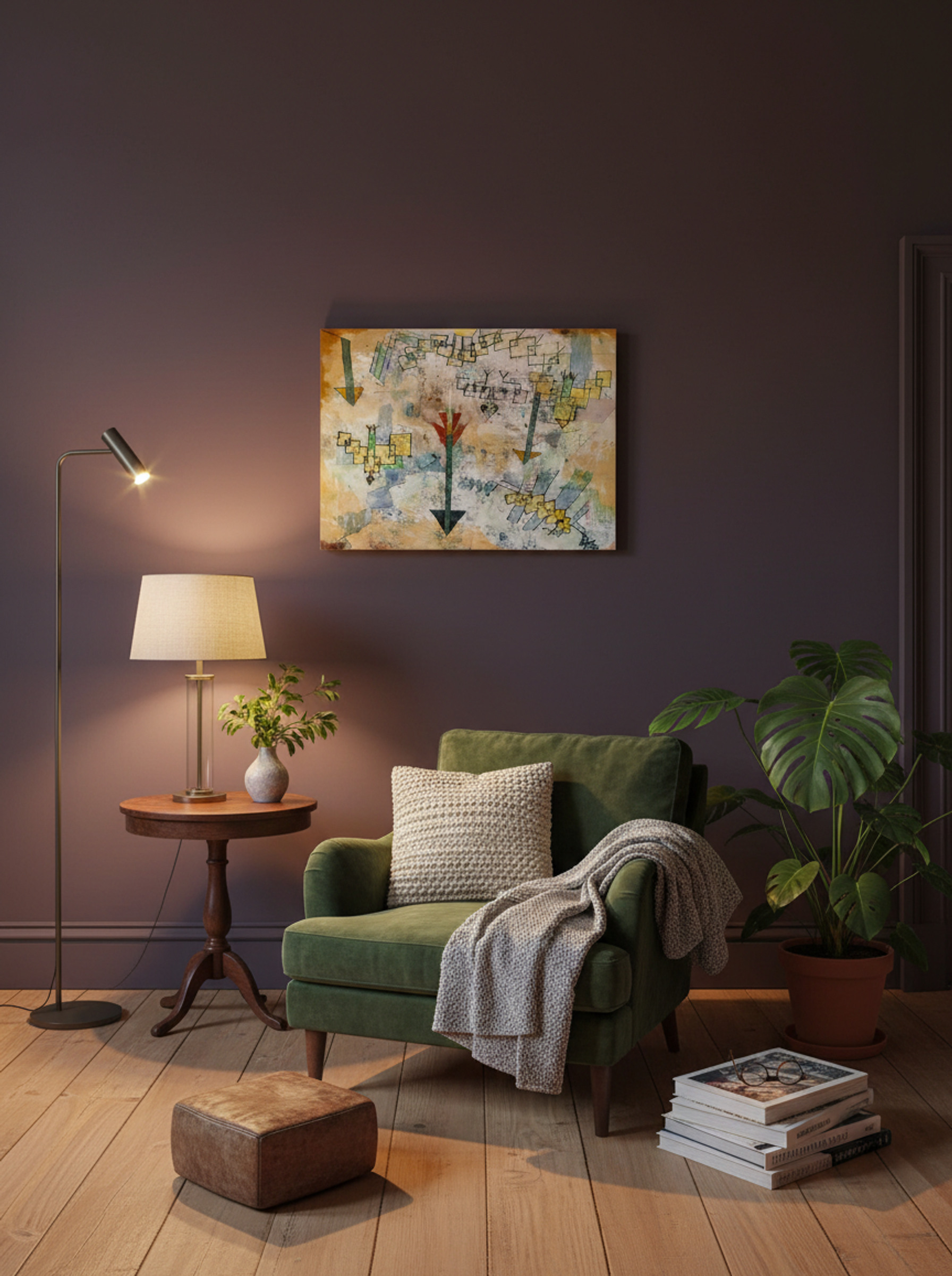 Birds Swooping Down and Arrows - Paul Klee - Lifestyle