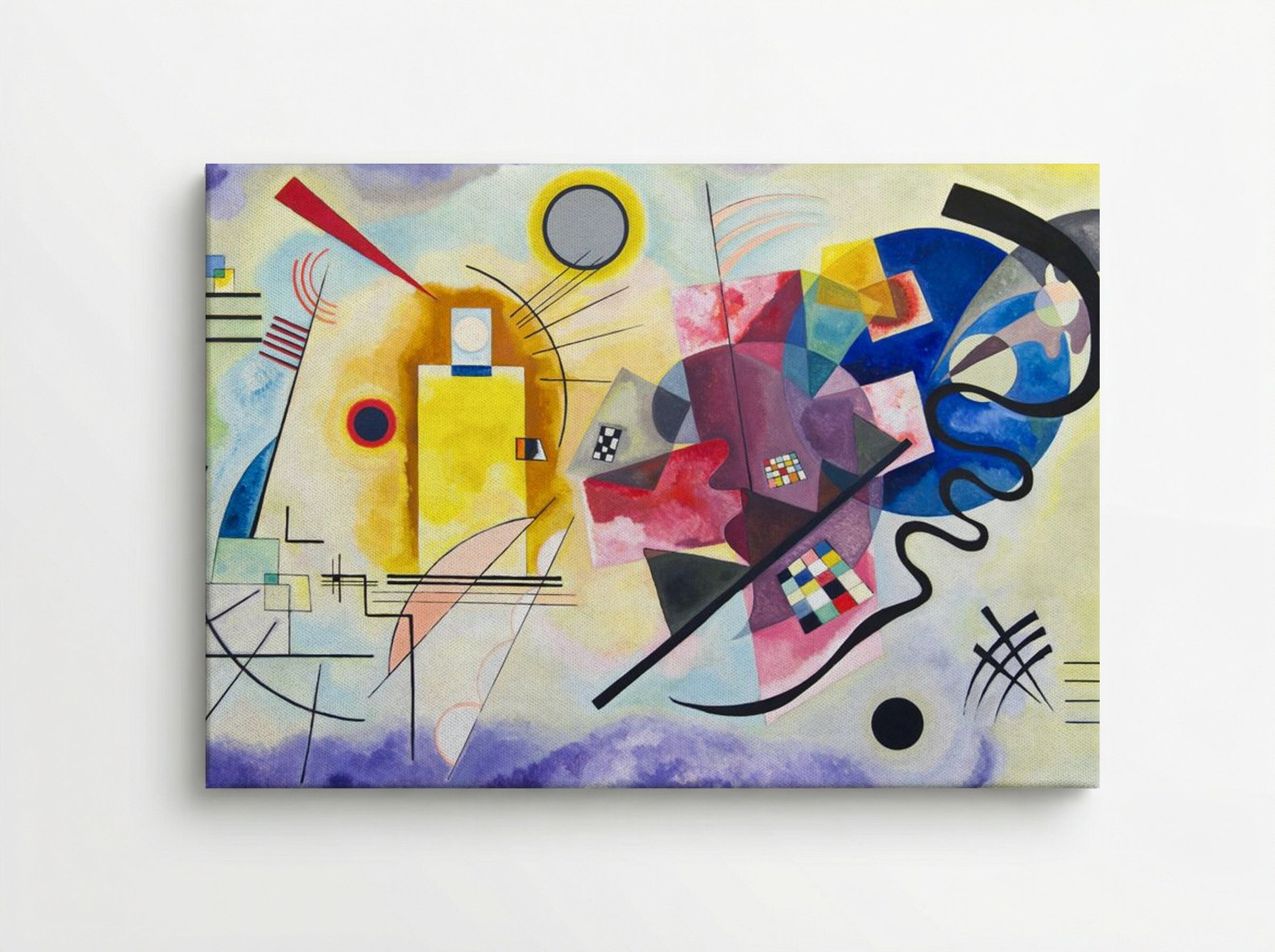Yellow-Red-Blue - Wassily Kandinsky - Canvas
