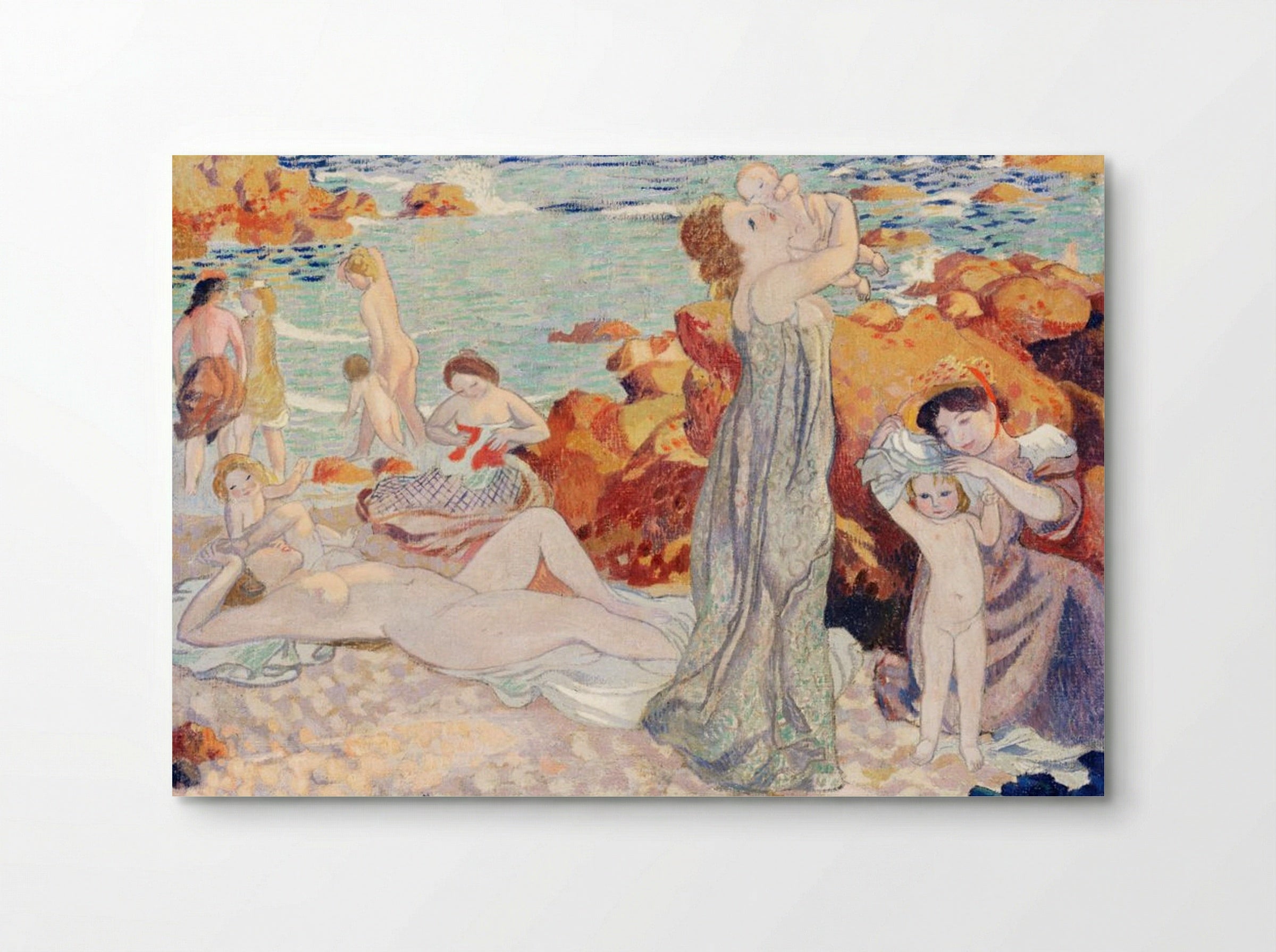 Bathers, Pouldu Beach - Maurice Denis - Poster