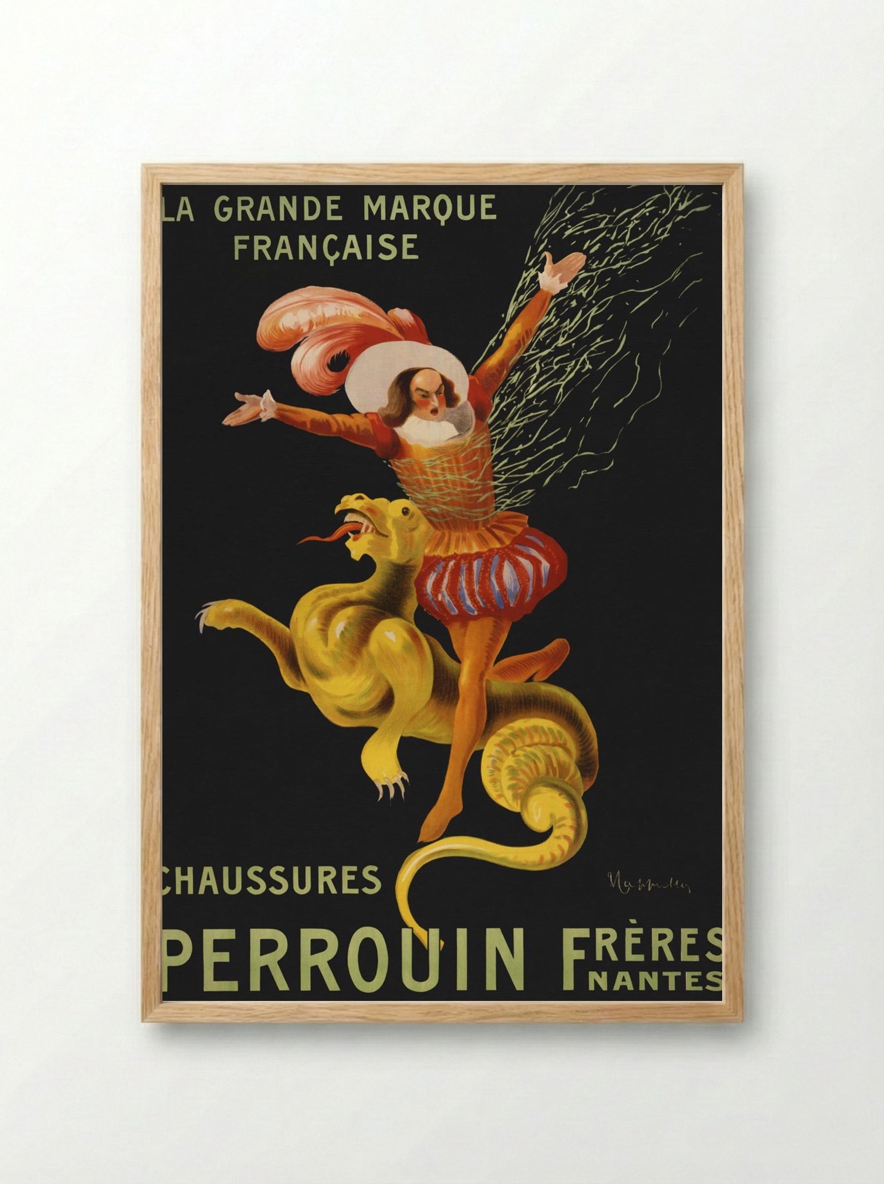 Chaussures Perrouin Frères, Nantes - Leonetto Cappiello - Framed Print Wood