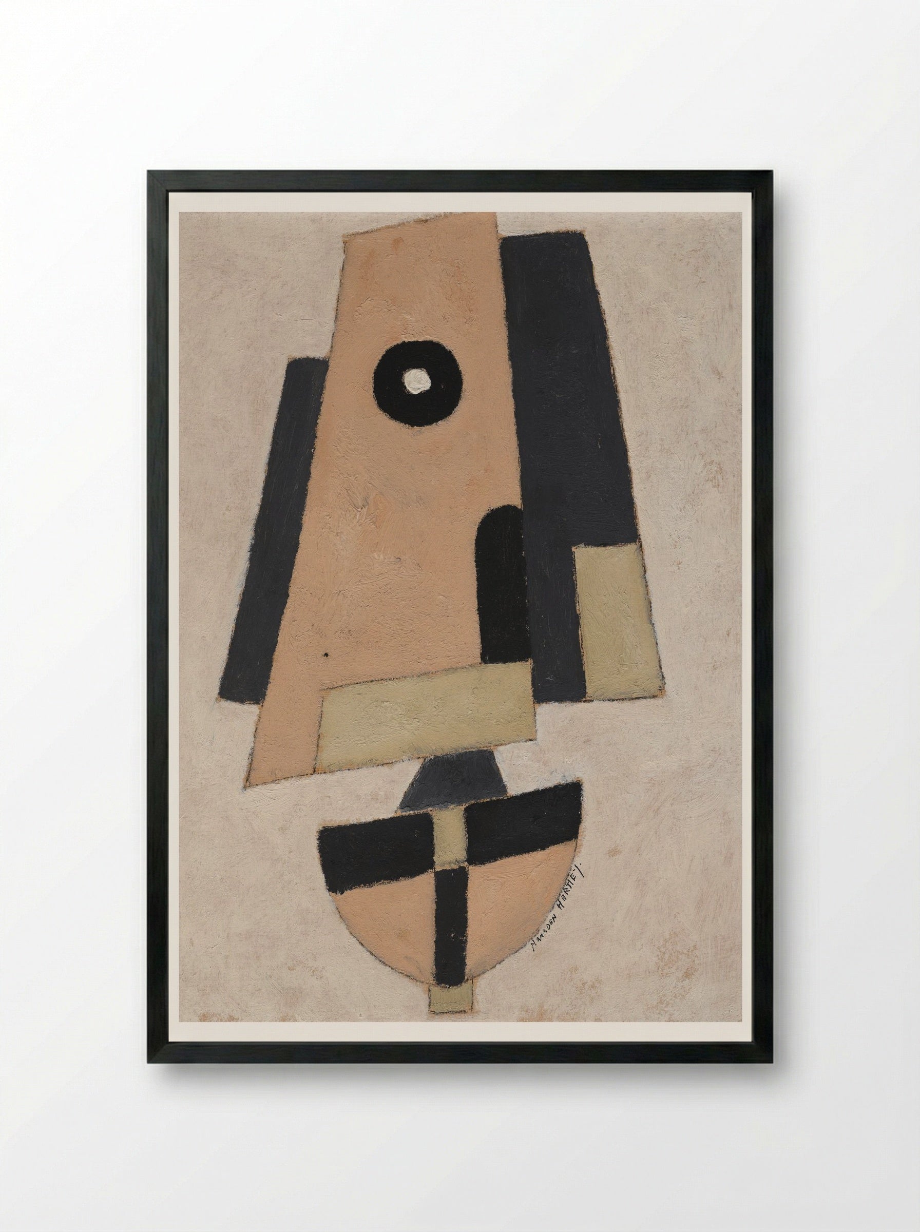 Movement, Bermuda - Marsden Hartley - Framed Print Black