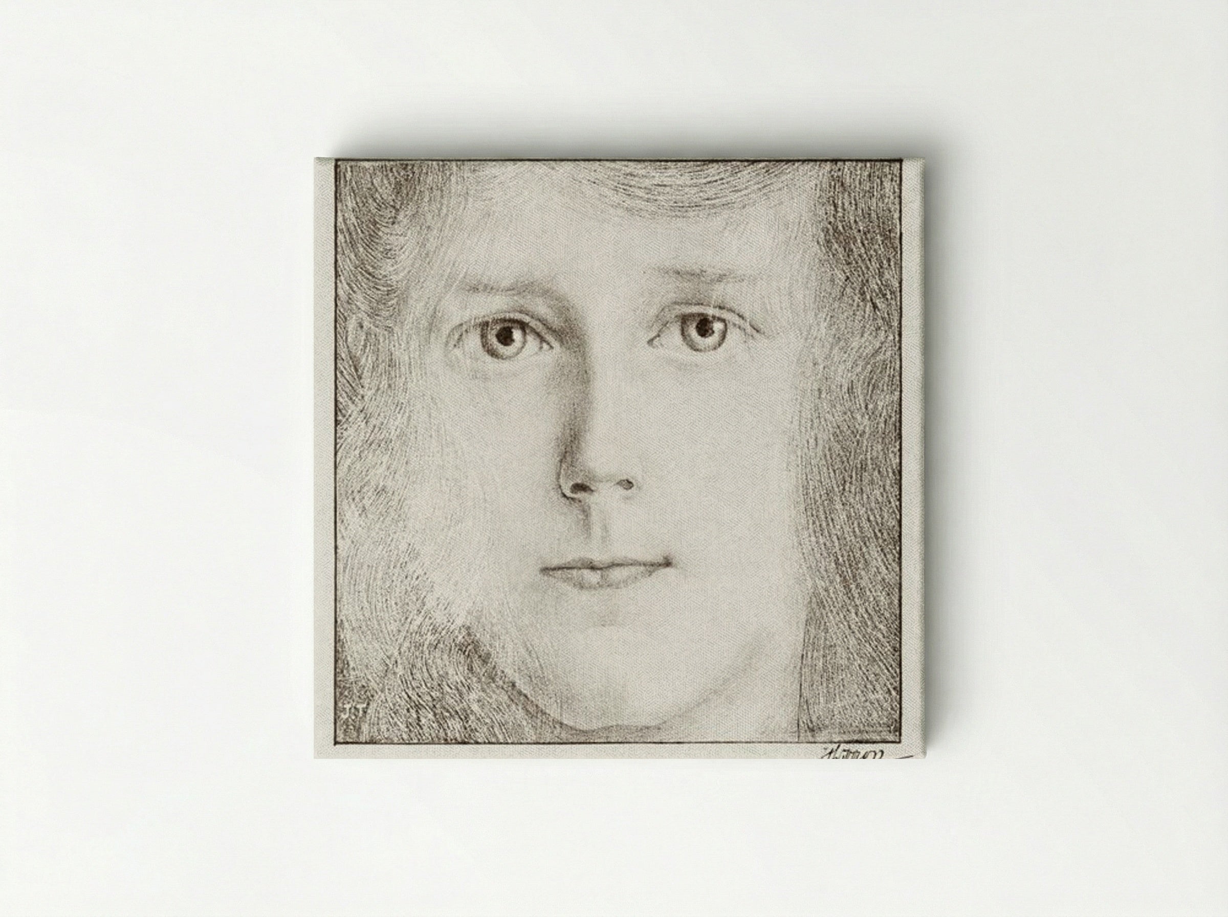 Portrait of Willy Timmerman - Jan Toorop - Canvas