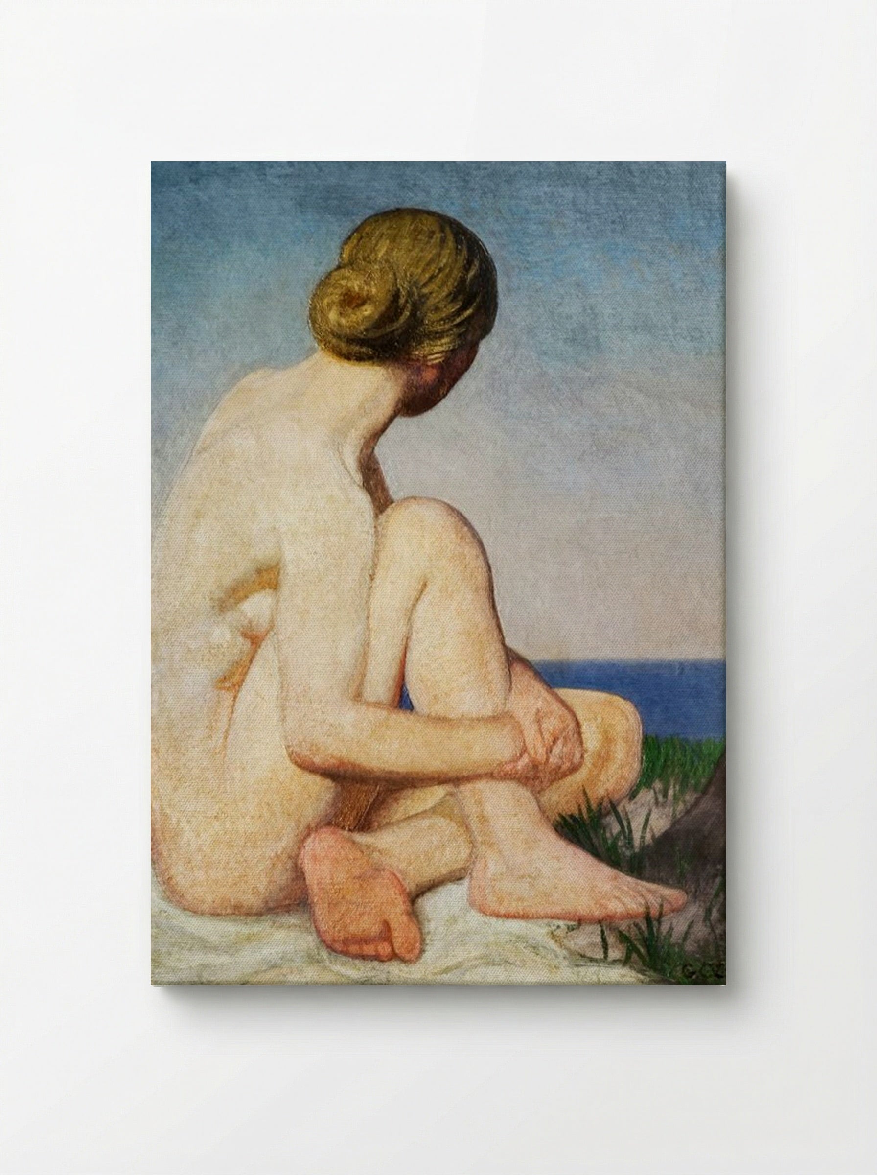 The Watcher - George Clausen - Canvas