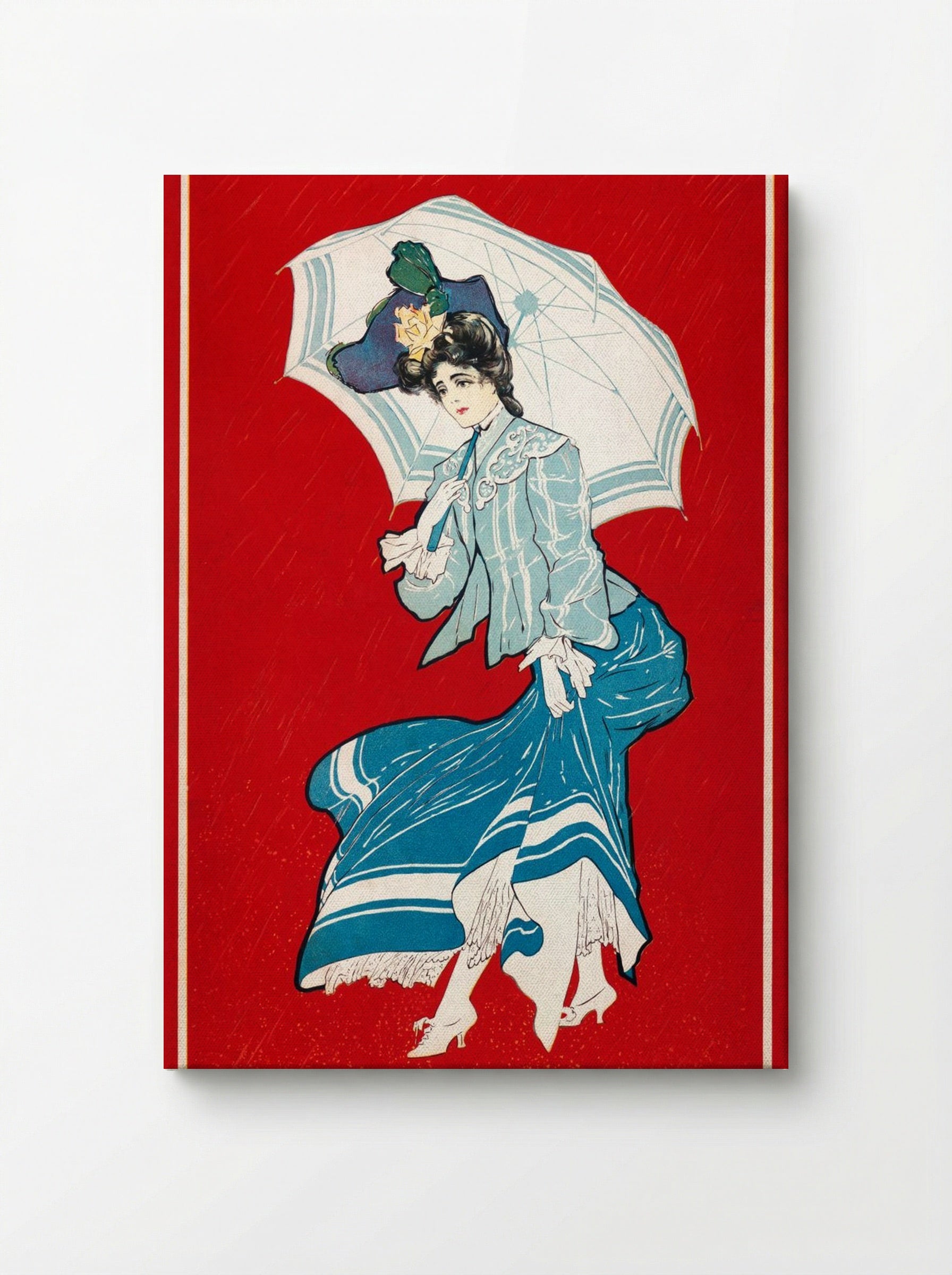 A Rainy Daisy - Gray - Canvas