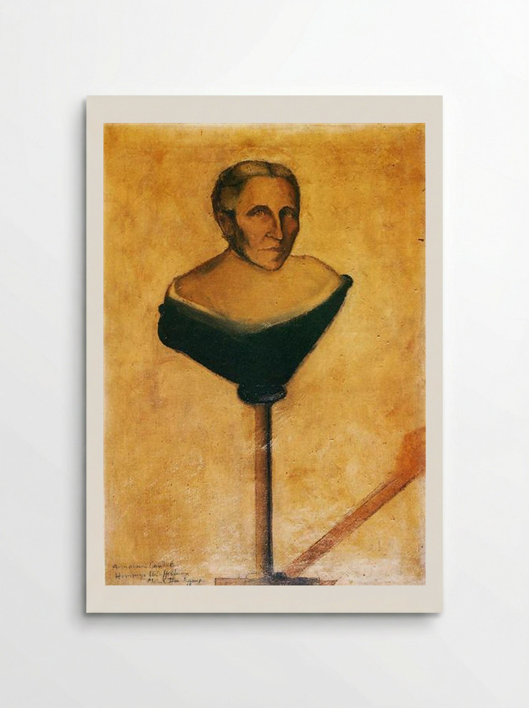 Portrait of Gustave Candel's Mother - Marcel Duchamp - Poster