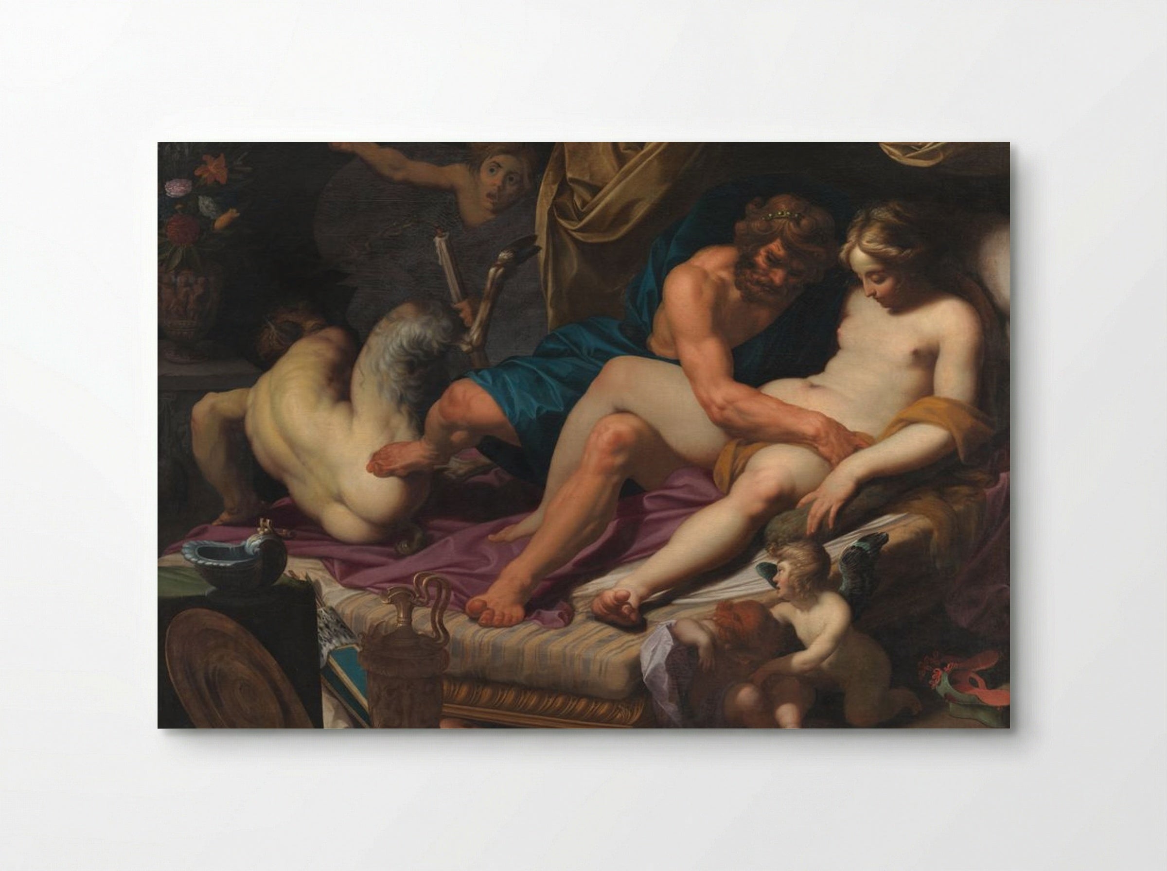 Jupiter and Antiope - Abraham Bloemaert - Poster