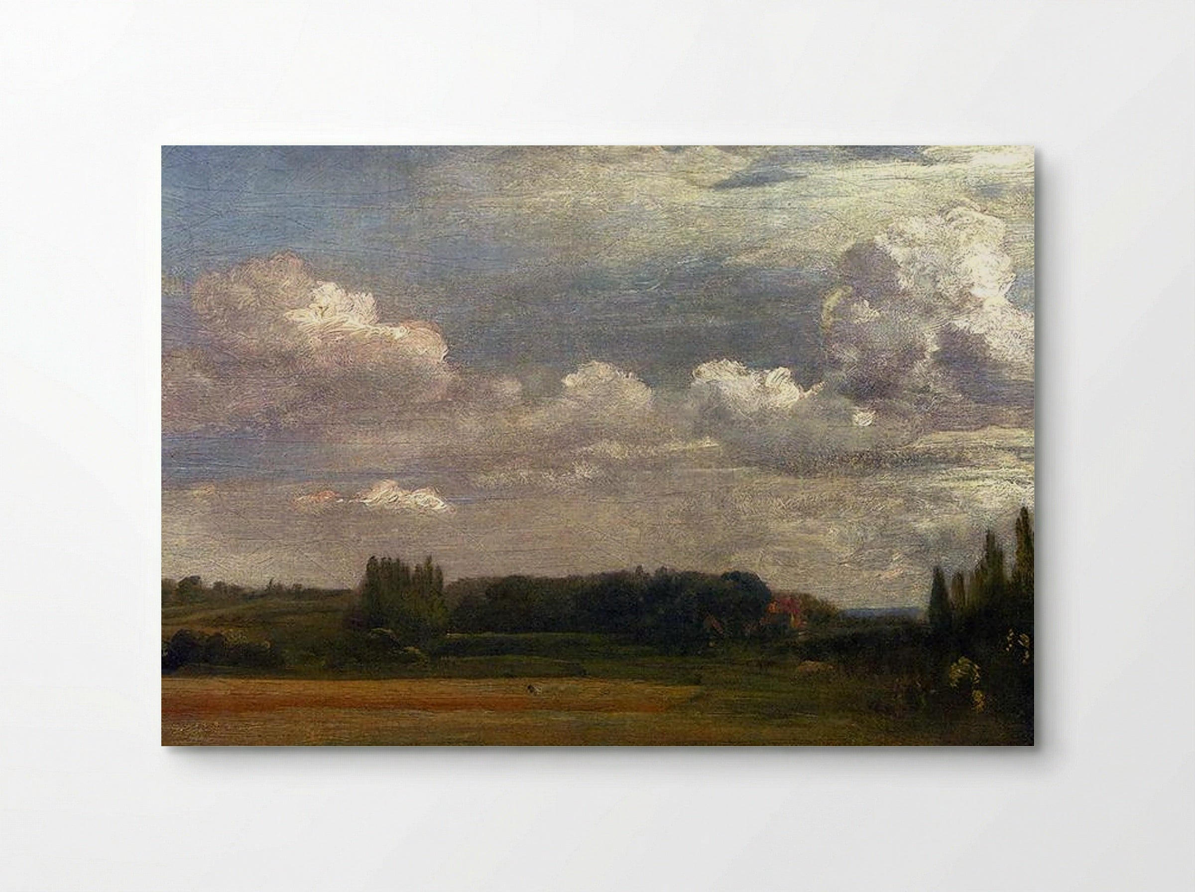 View Towards The Rectory From East Bergholt House - John Constable - Poster