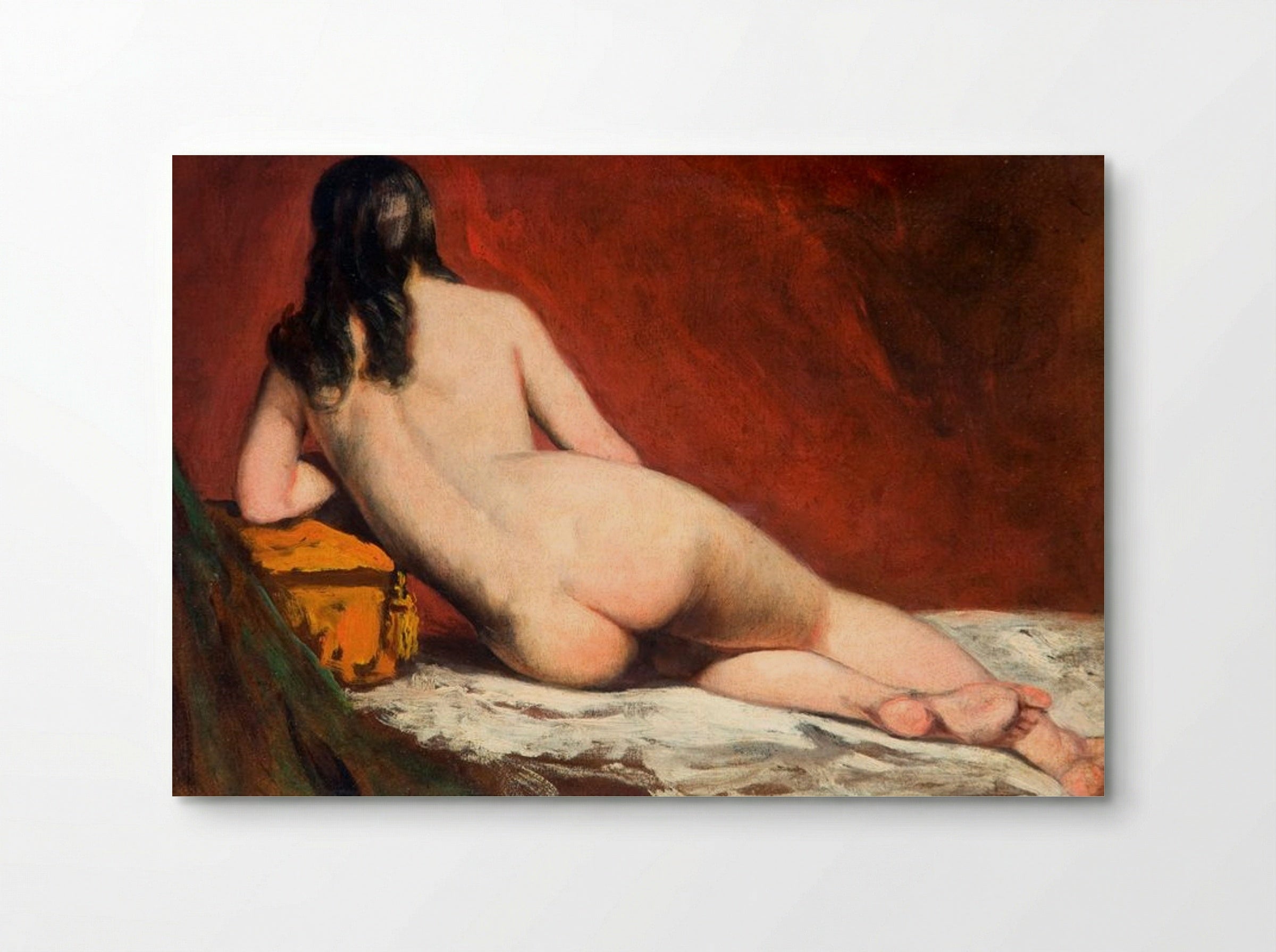 Nude Study of a Reclining Woman - William Etty - Poster