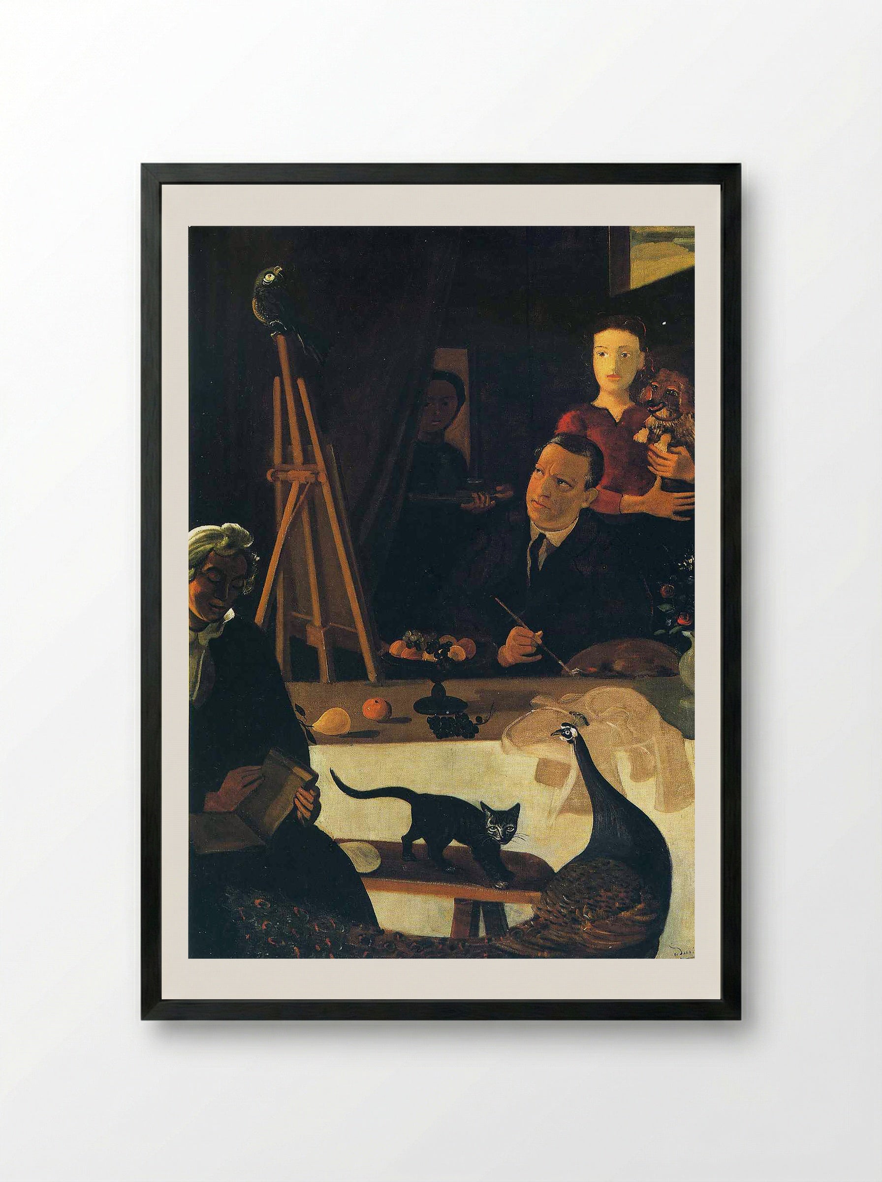 The Painter and his Family - Pierre Bonnard - Framed Print Black