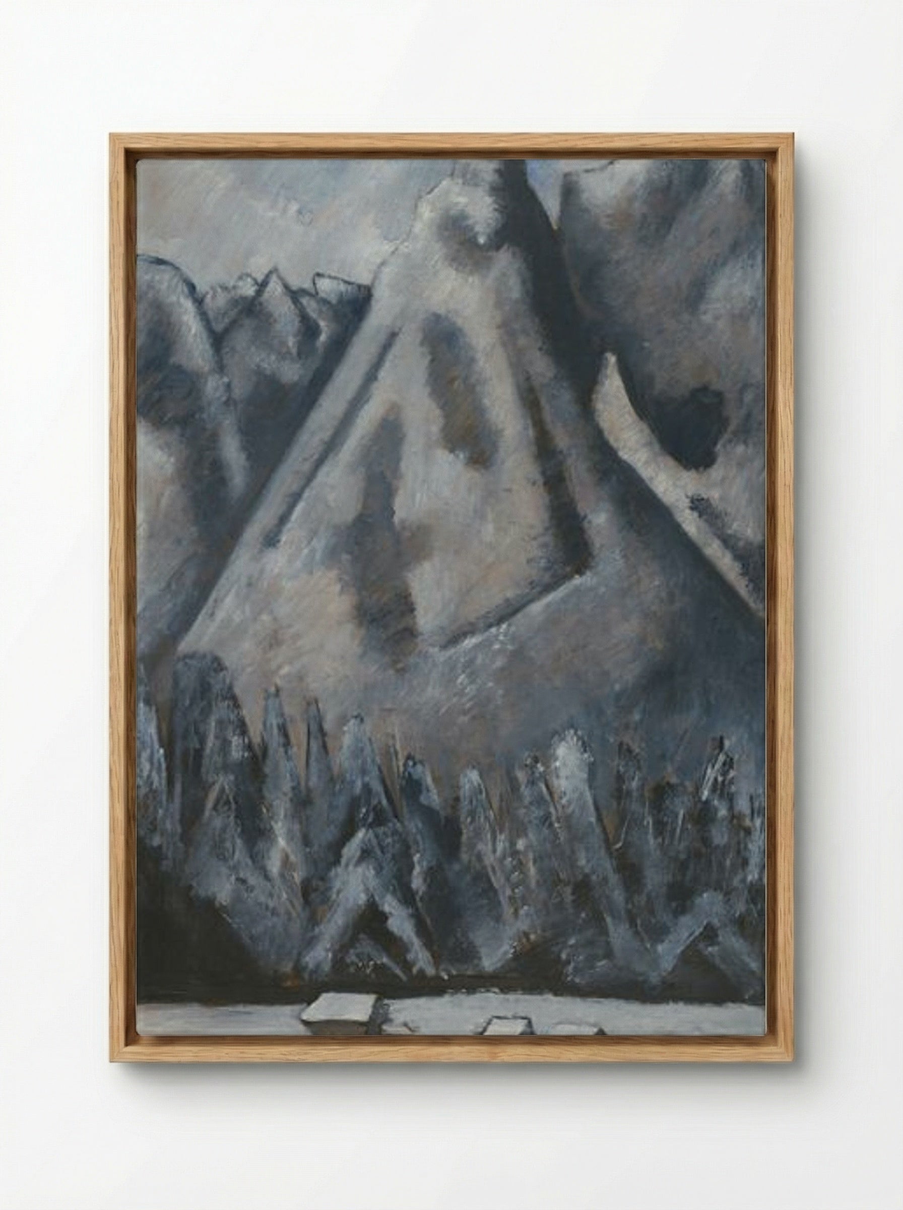 Waxenstein Peaks, Garmisch-Partenkirchen - Marsden Hartley - Framed Canvas Wood