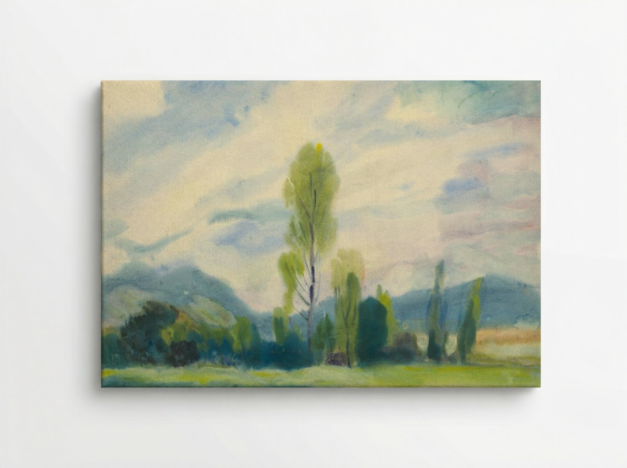 Landscape below the Low Tatras - Zolo Palugyay - Canvas