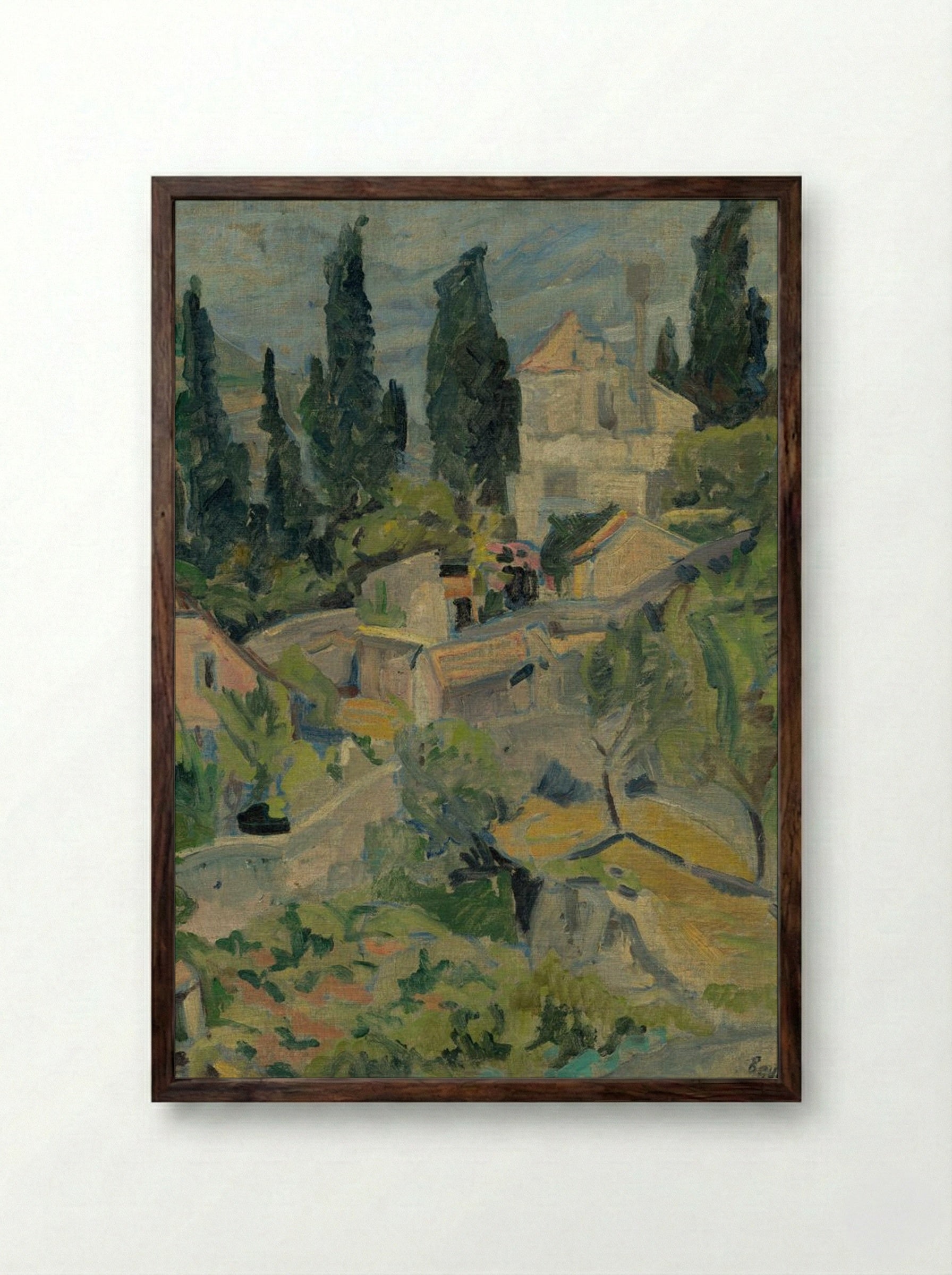 Rijeka-raguza - Konstantin Bauer - Framed Print Dark Wood