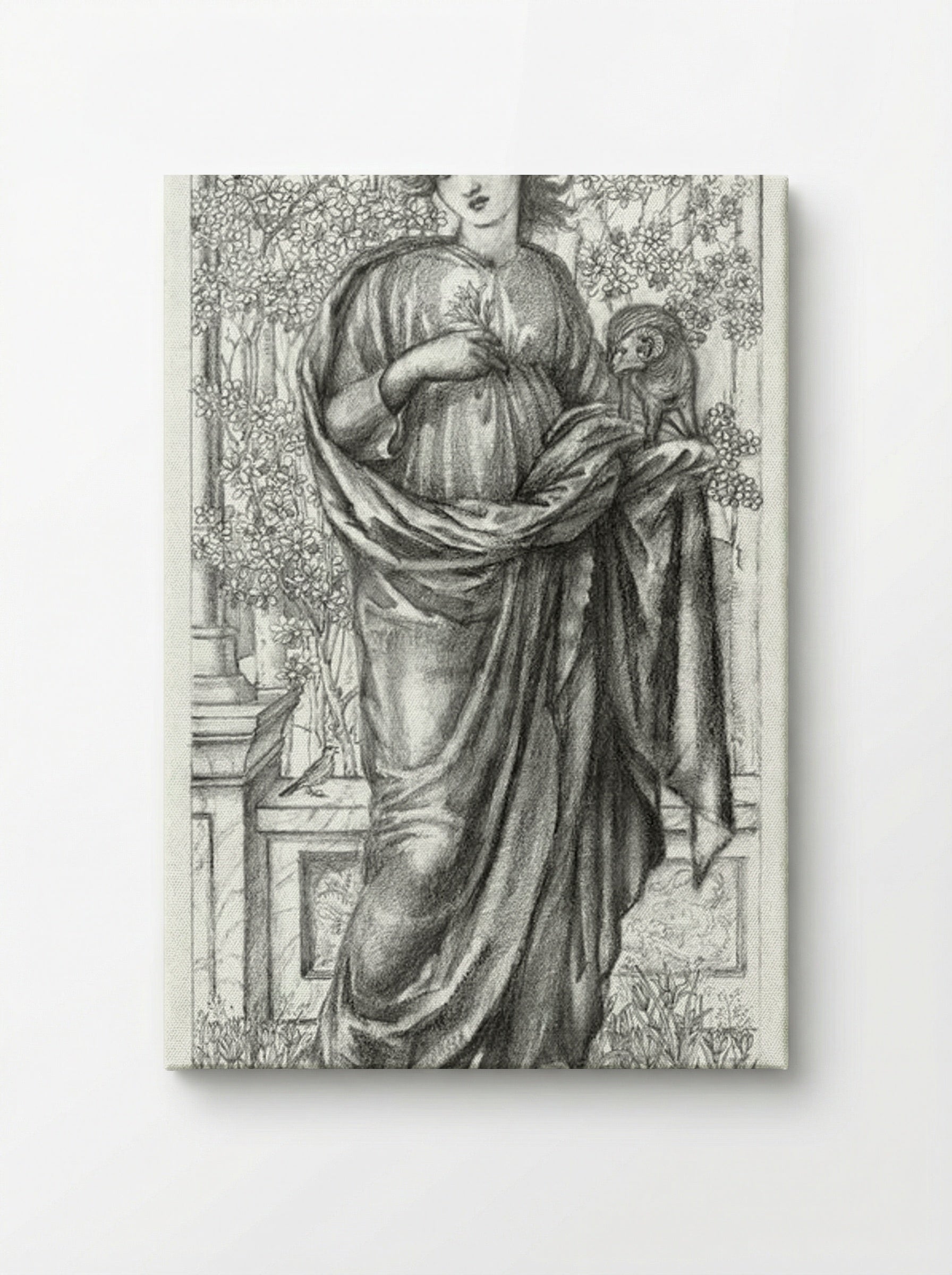The Month of March - Edward Burne-Jones - Canvas