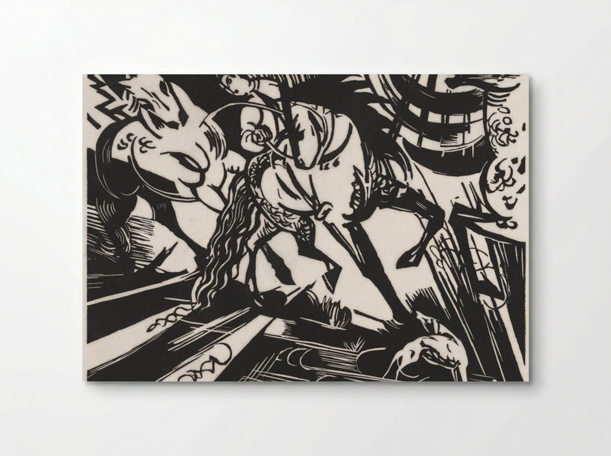 The Riding School - Franz Marc - Poster