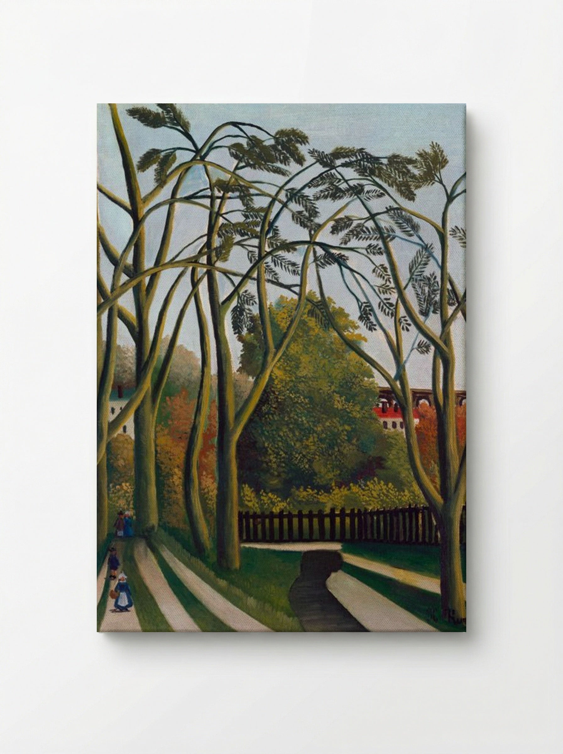 The Banks of the Bièvre near Bicêtre - Henri Rousseau - Canvas