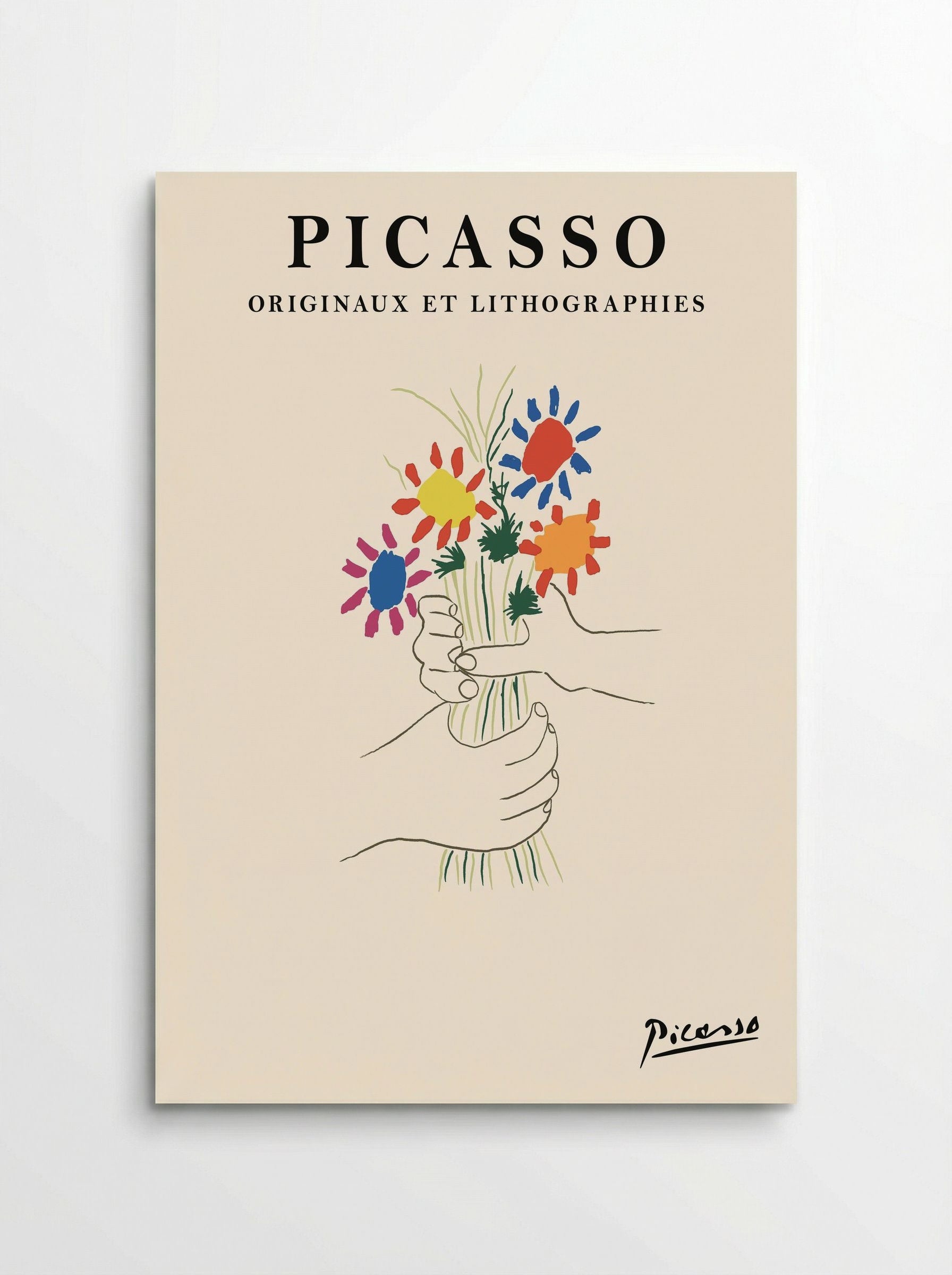 Flowers and Hands - Pablo Picasso