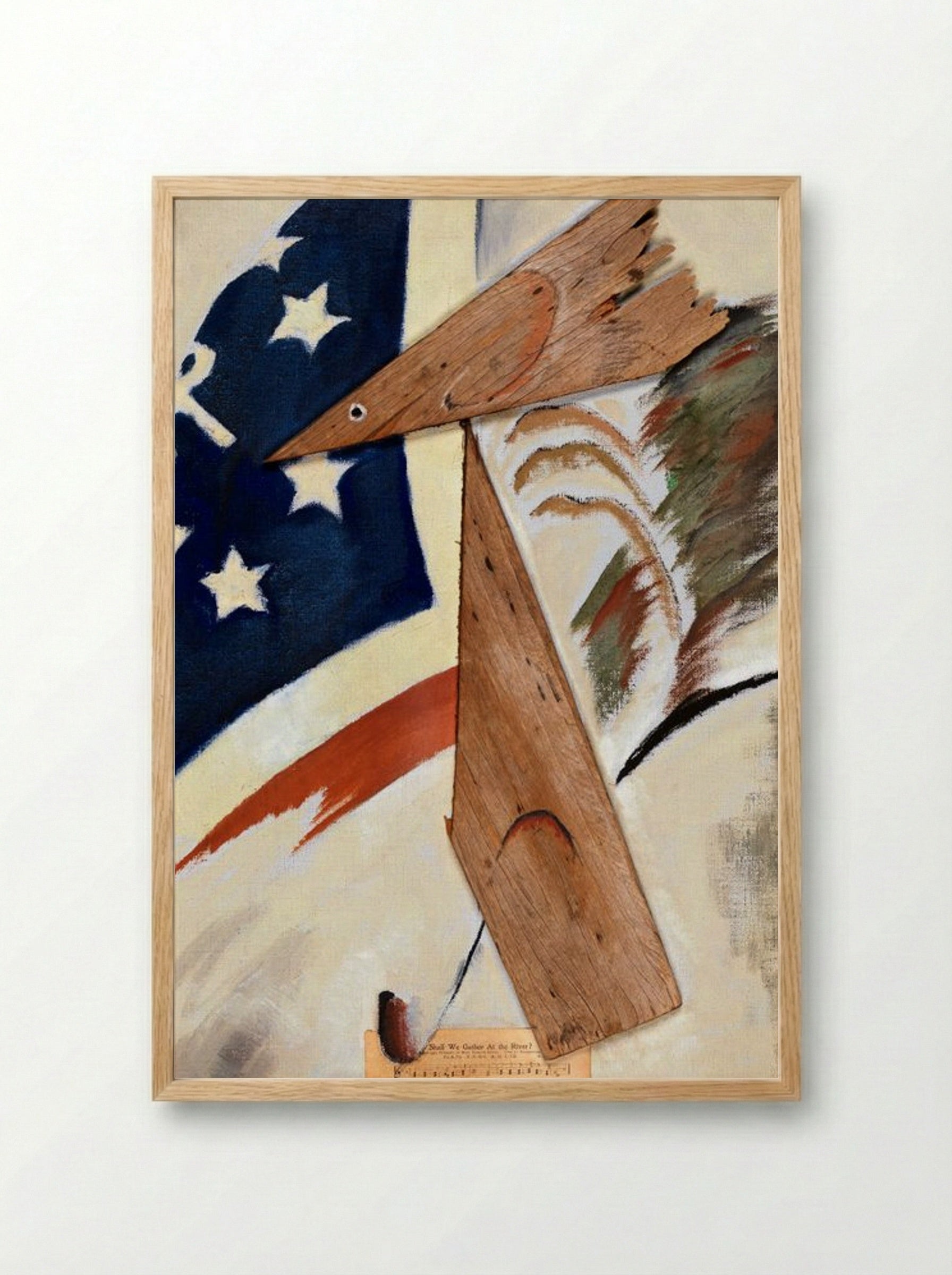 Portrait of Ralph Dusenberry - Arthur Dove - Framed Print Wood