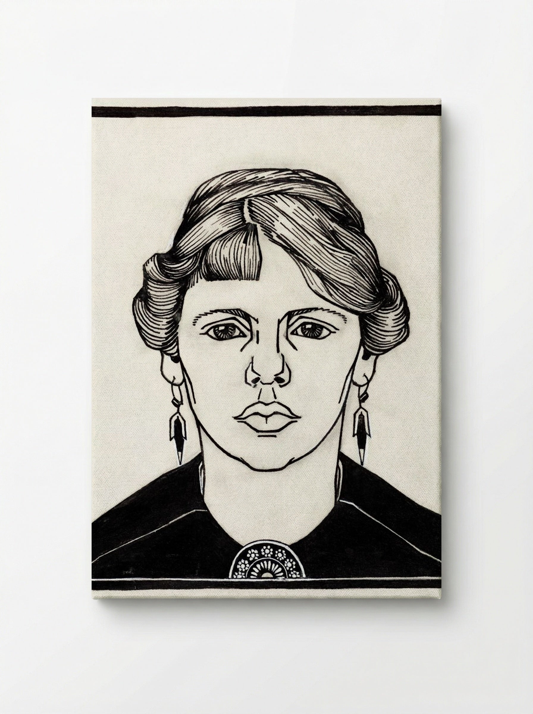 Portrait of a Woman - Julie de Graag - Canvas