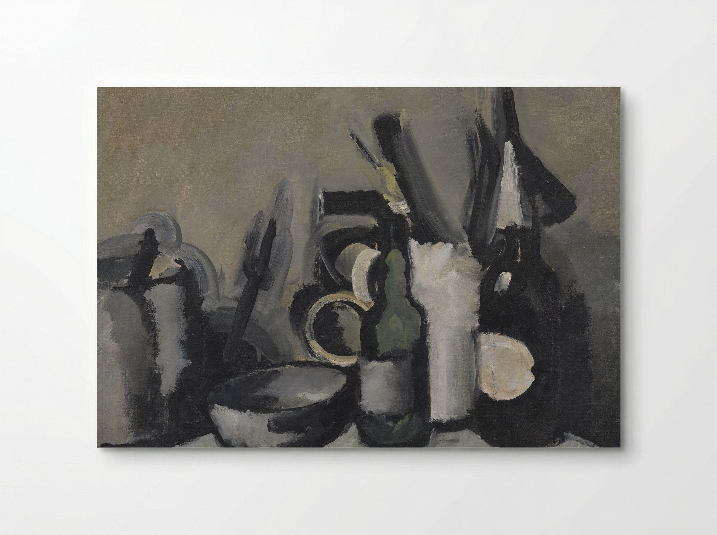 Arrangement with Bottle - Harald Giersing - Poster