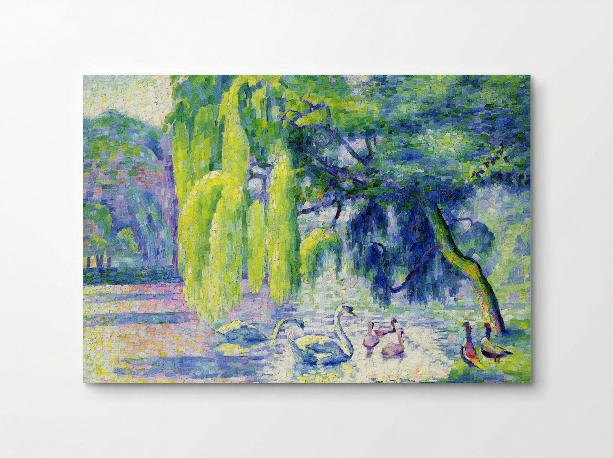 Family of Swans - Henri-Edmond Cross - Poster
