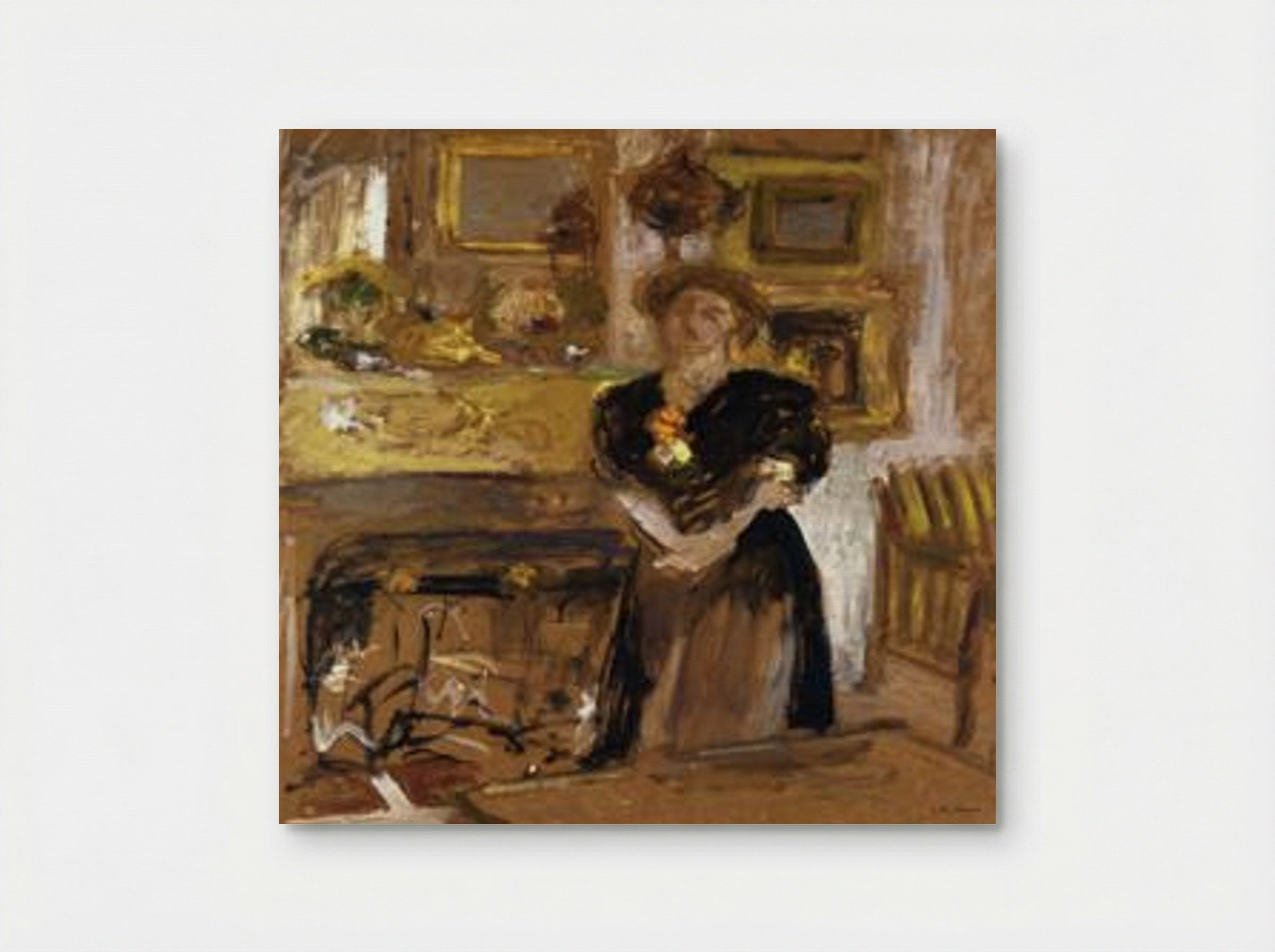 Portrait of Madame Marie des Jardins Fontaine - Édouard Vuillard - Poster