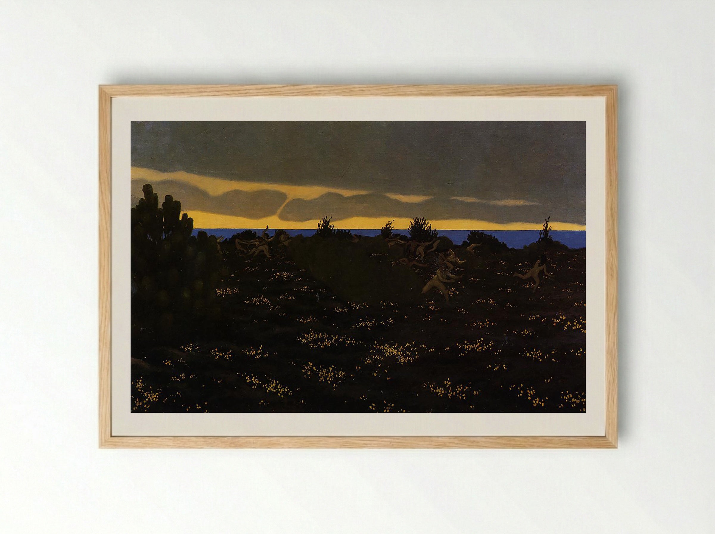 Twilight - Edvard Munch - Framed Print Wood