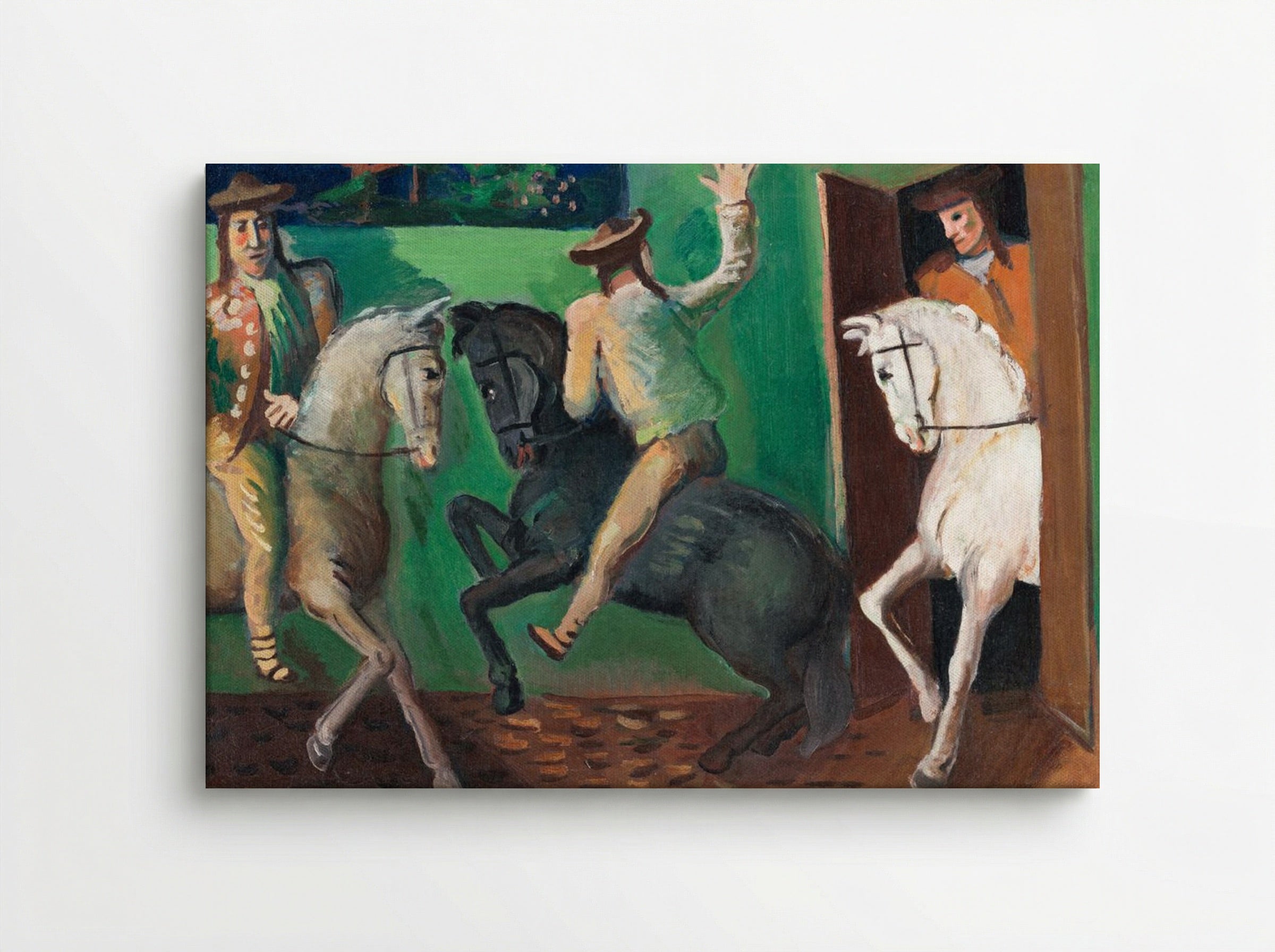 Riders on Horses - Cyprián Majerník - Canvas