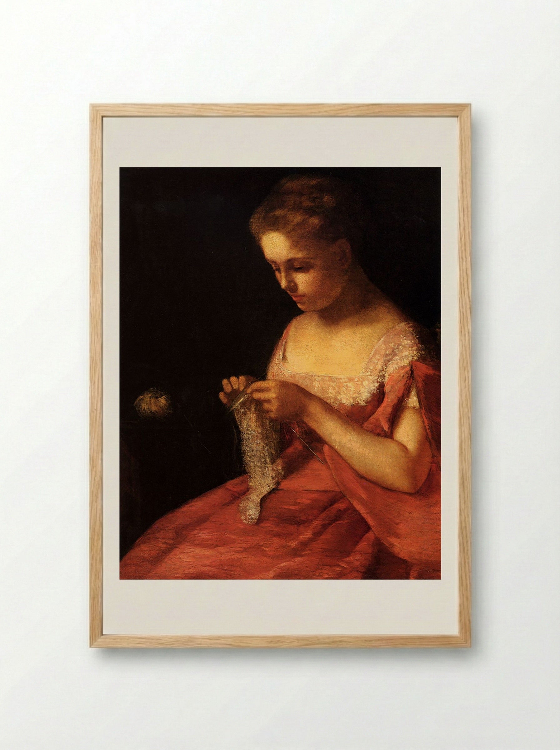 The Young Bride - Mary Cassatt - Framed Print Wood