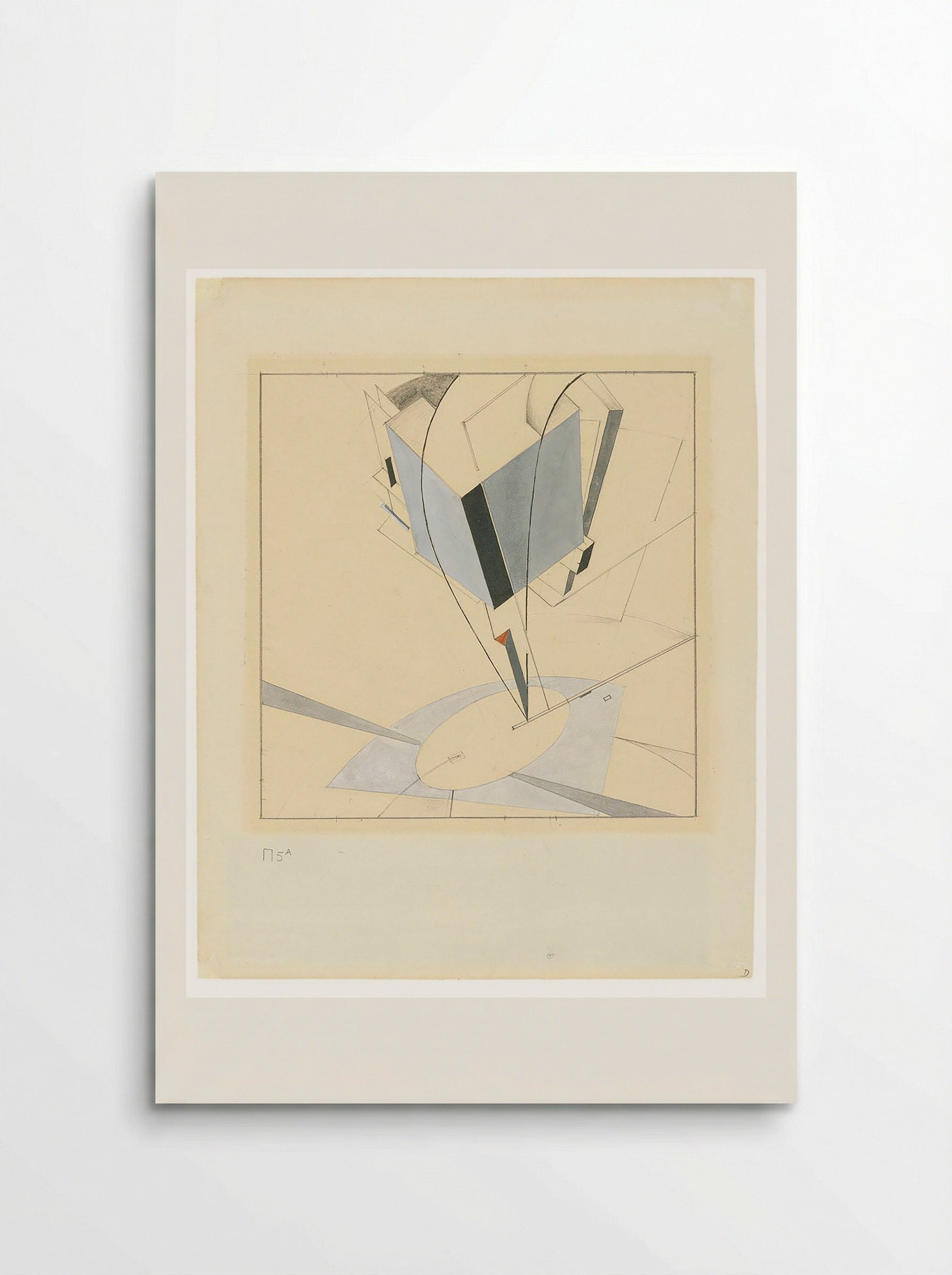 Proun 5A - El Lissitzky - Poster