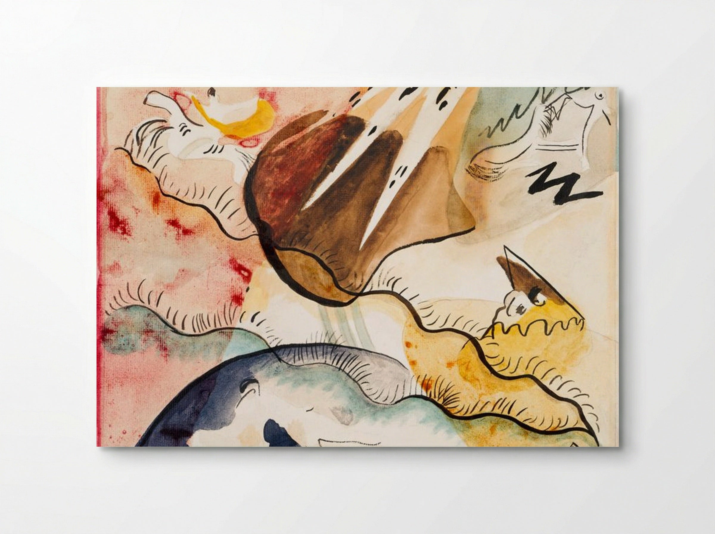 Rain Landscape - Wassily Kandinsky - Poster