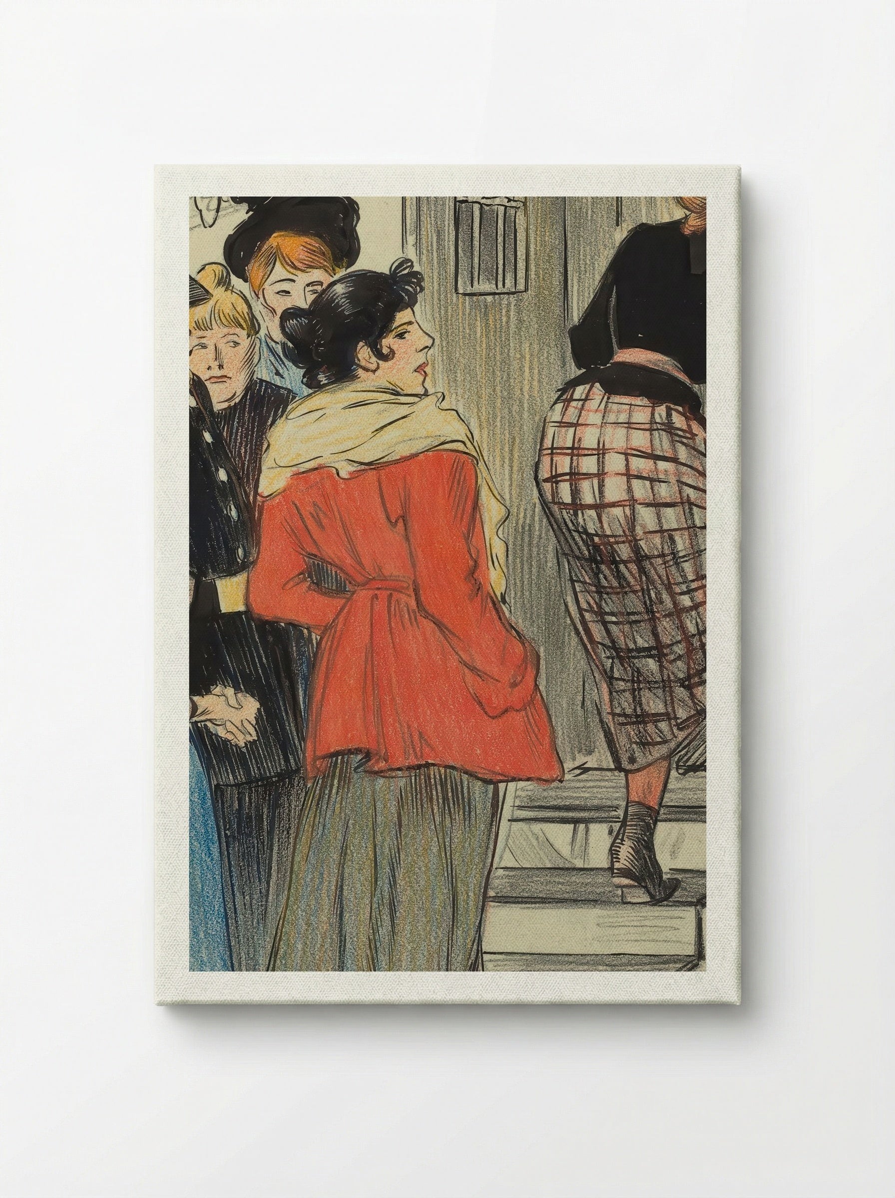 La Rafle - Théophile Alexandre Steinlen - Canvas