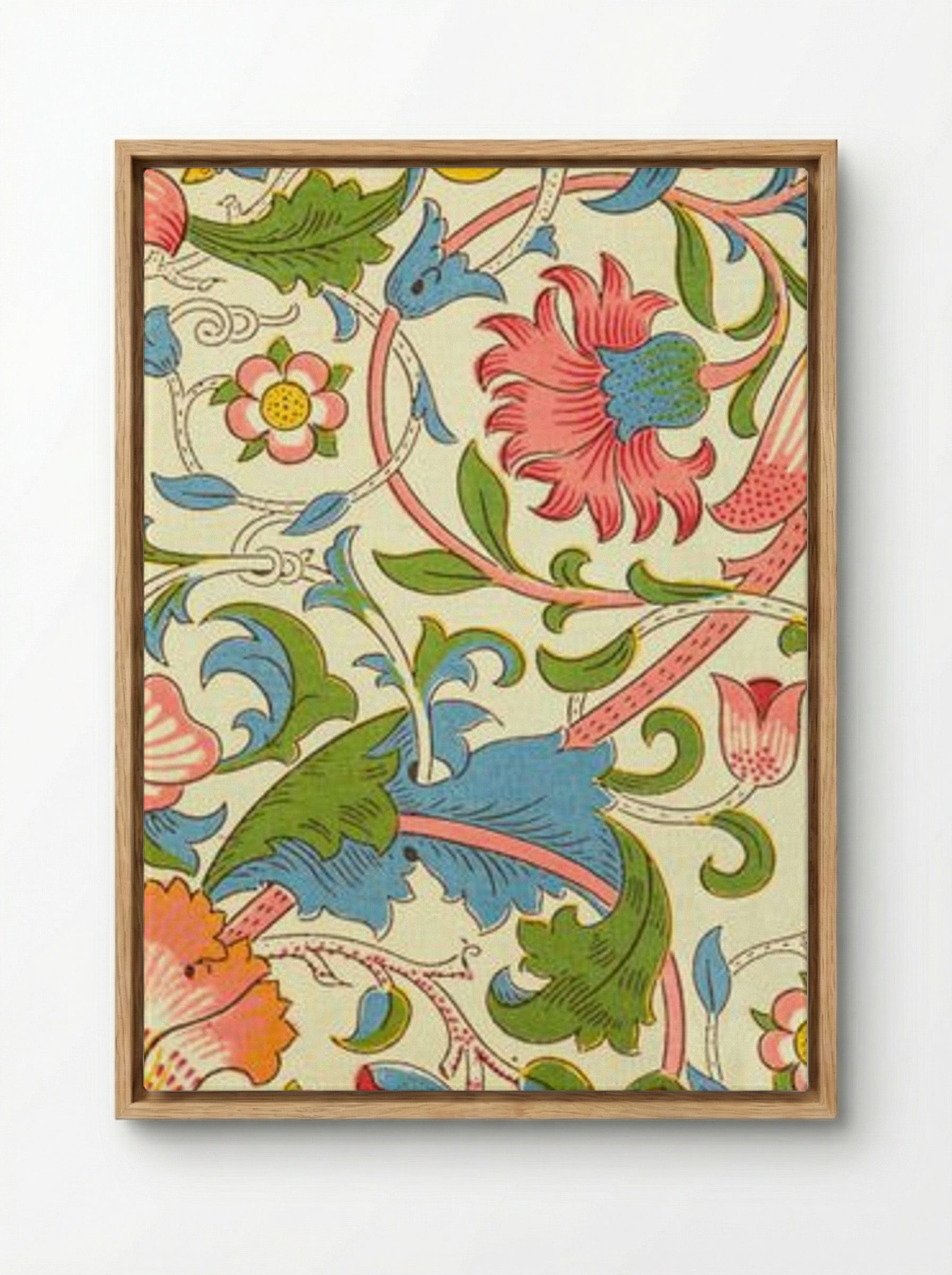 Lodden - William Morris - Framed Canvas Wood