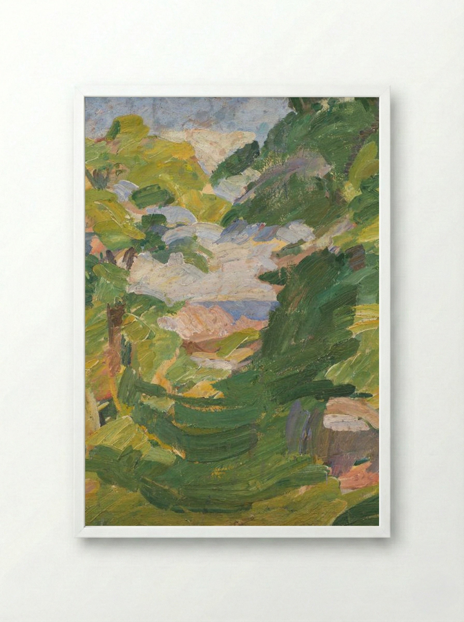 The Mind Christians - Edvard Weie - Framed Print White