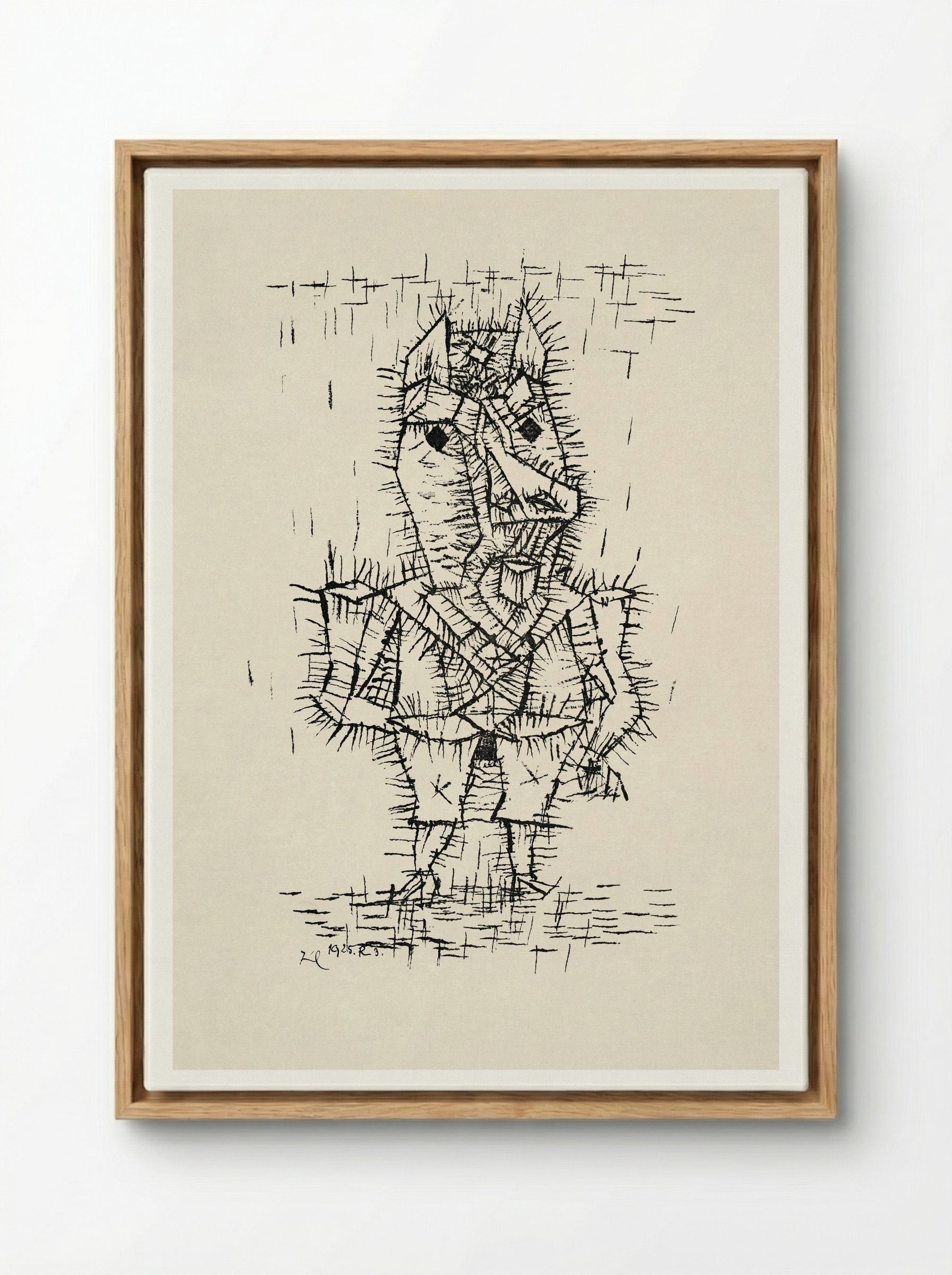 Ass (Esel) - Paul Klee - Framed Canvas Wood