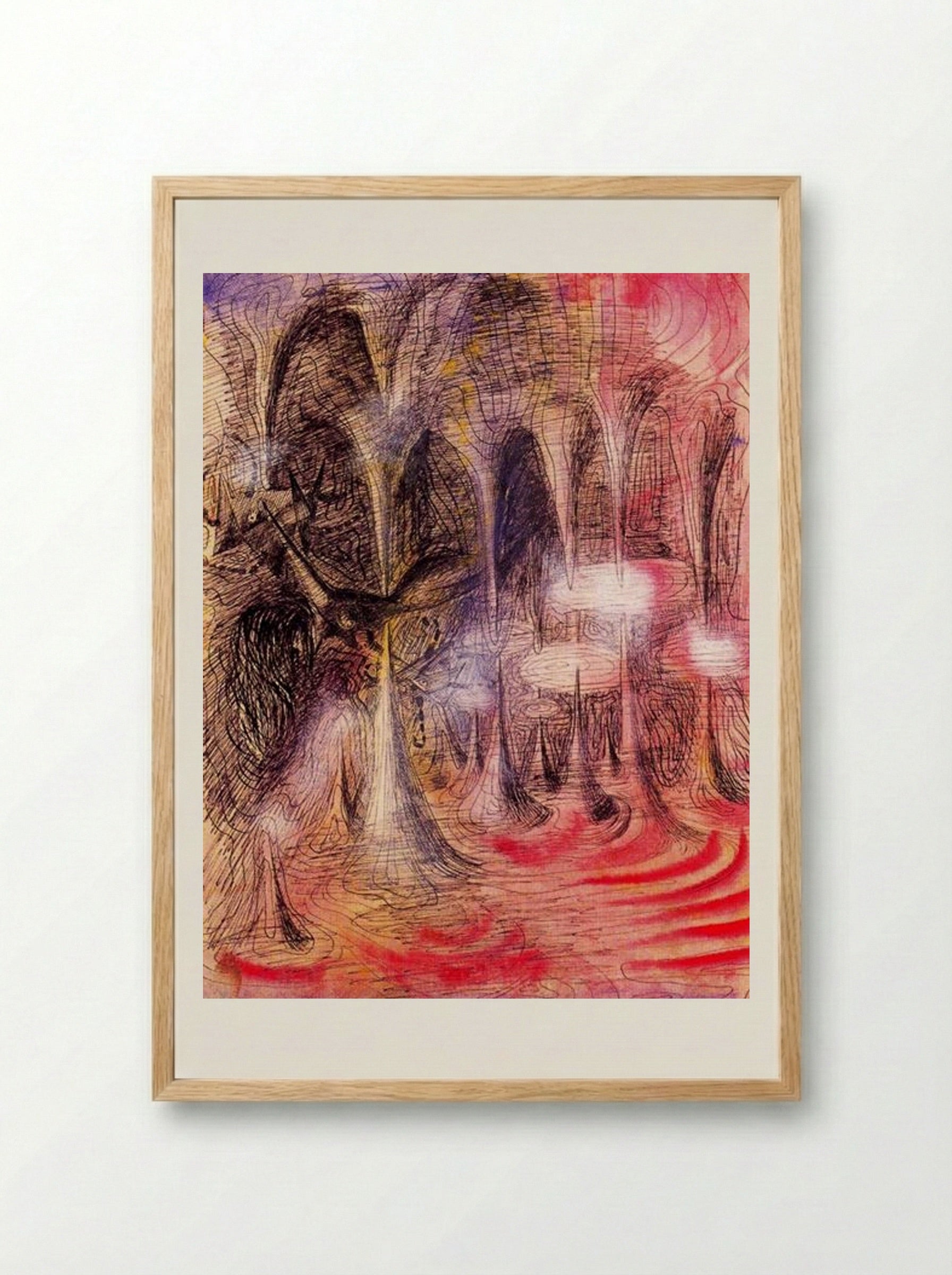 Magic Grotto - Remedios Varo - Framed Print Wood