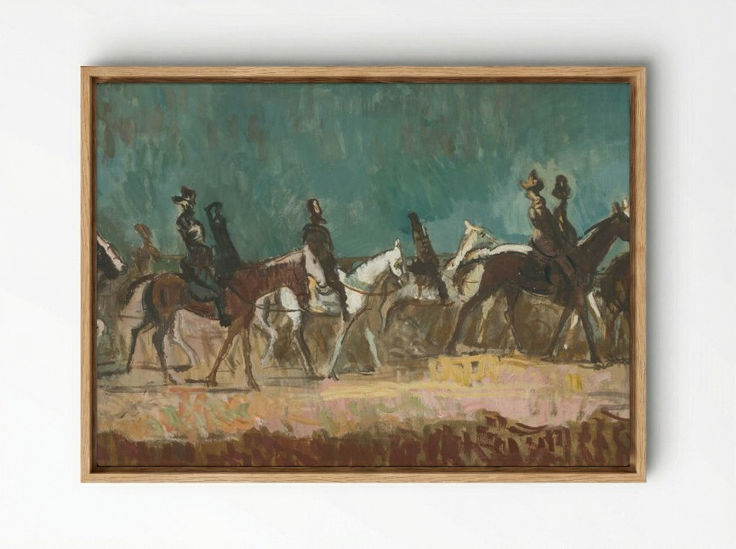 Exotic Riders - Cyprián Majerník - Framed Canvas Wood